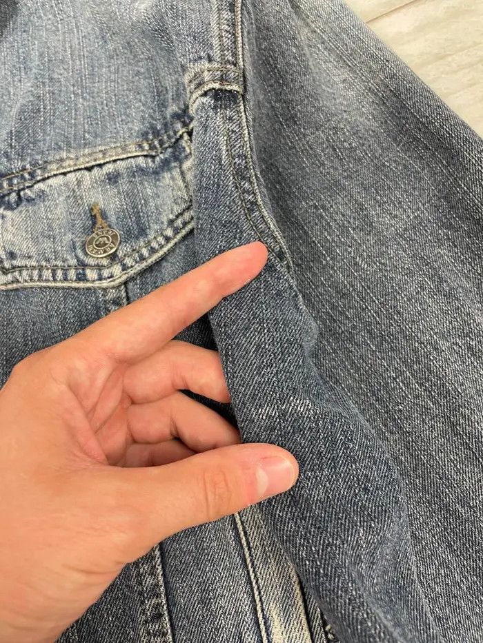 Armani Vintage Armani Big Logo Denim Jacket Y2K Japan Size US M / EU 48-50 / 2 - 7 Thumbnail