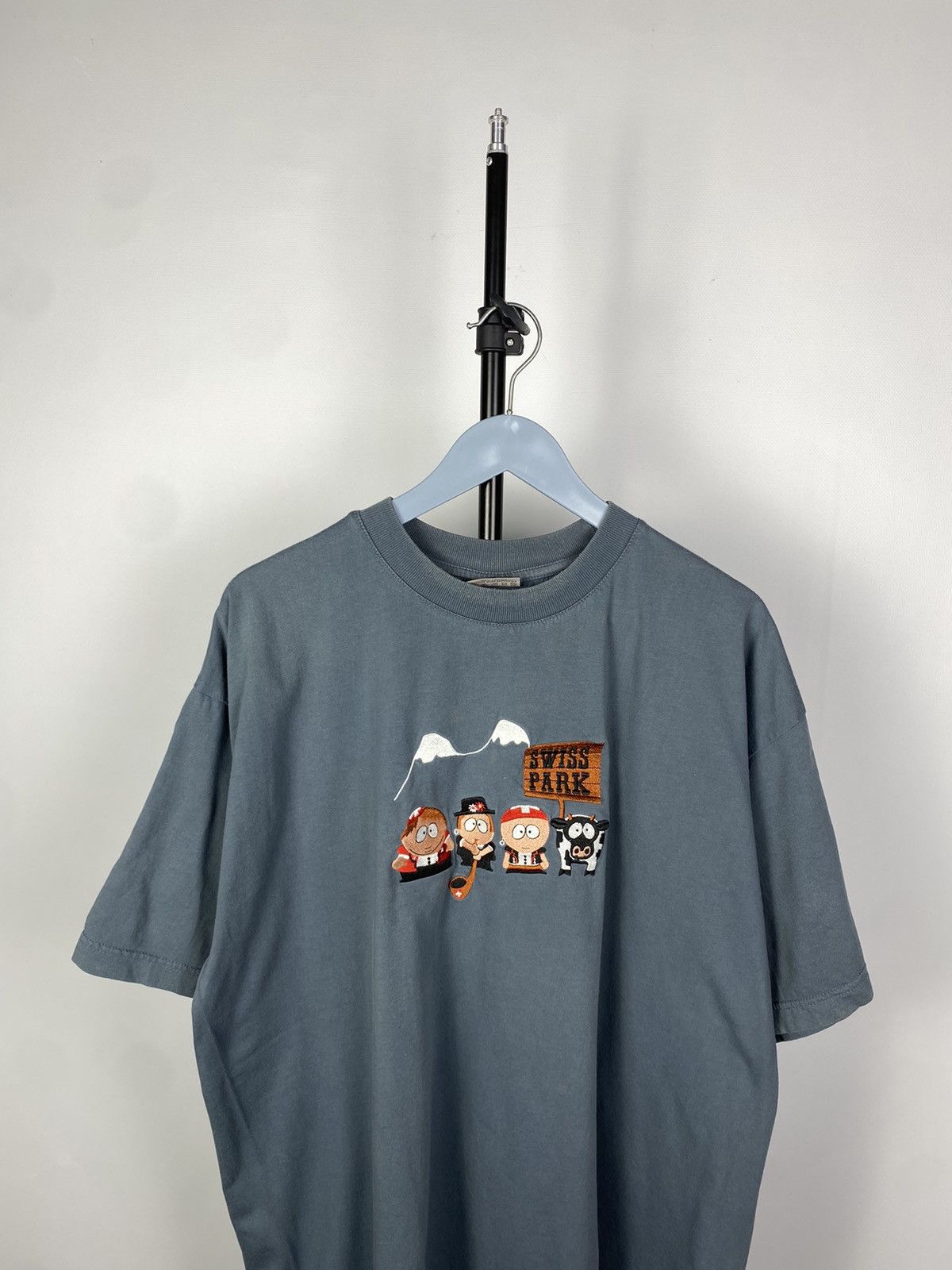 Cartoon Network × Vintage Vintage 90s Swiss South Park Big Logo y2k TShirt Size US XL / EU 56 / 4 - 2 Thumbnail