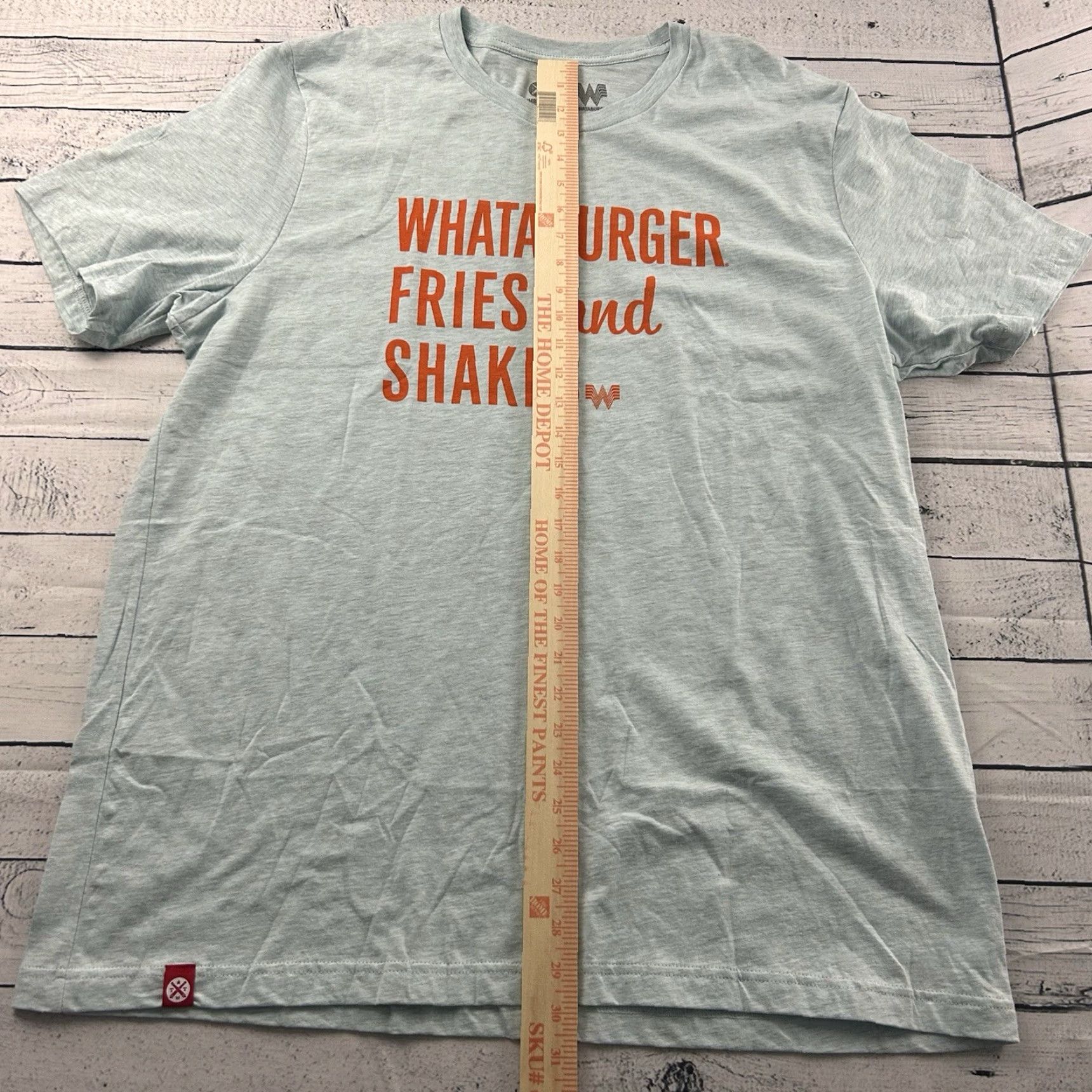 Vintage Whataburger T-Shirt Short Sleeve Mens 2XL Blue Tumbleweed Tex Whataburger Fries And Shakes Shirt Men 2XL Blue Size US XXL / EU 58 / 5 - 3 Thumbnail