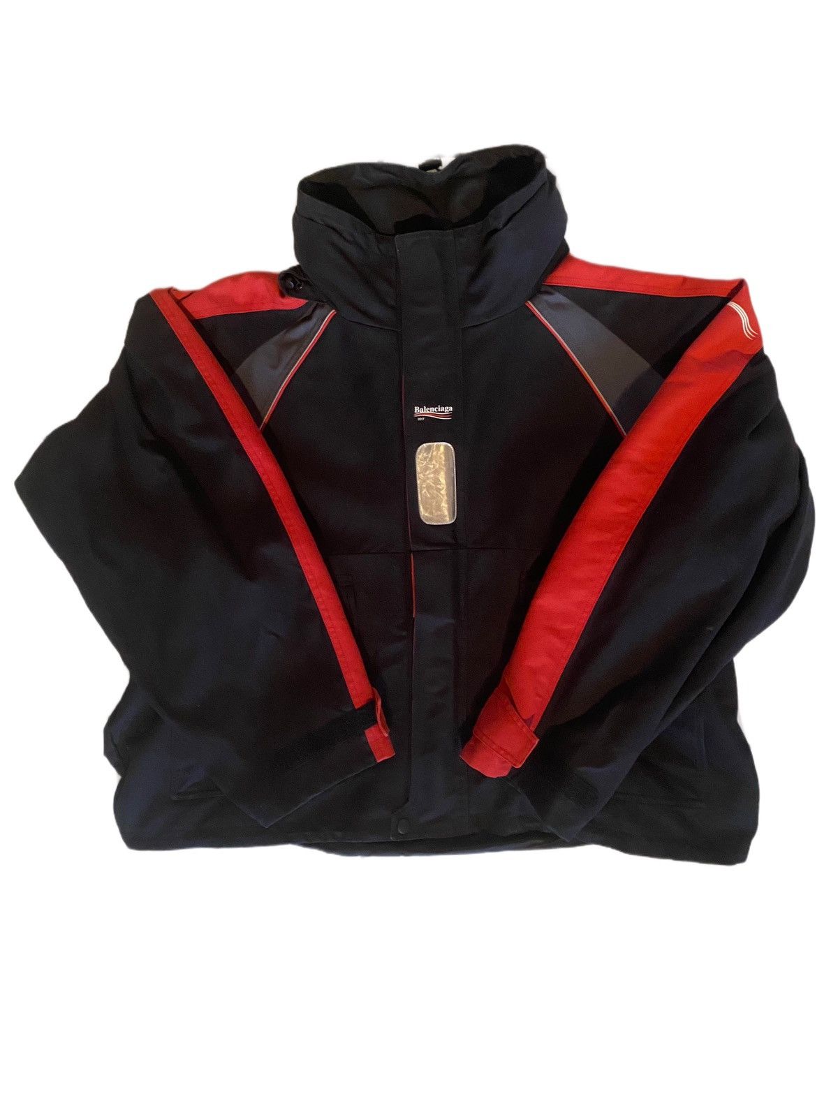 image of Balenciaga C Shape Jacket (2017) Sz.48 in Black, Men's (Size Medium)