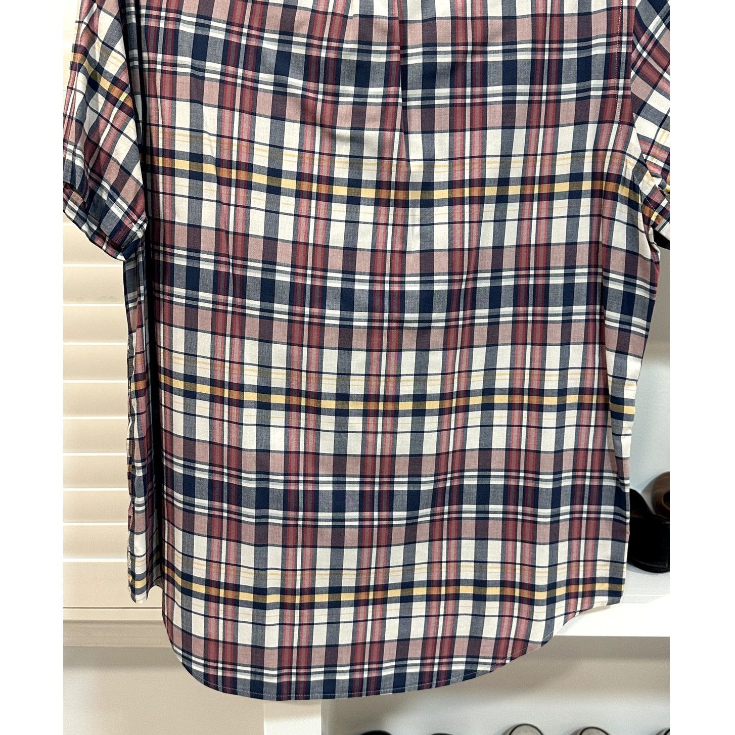 Ralph Lauren Ralph Lauren VTG Short Sleeve Plaid Button Down Cotton L Size US L / EU 52-54 / 3 - 6 Thumbnail