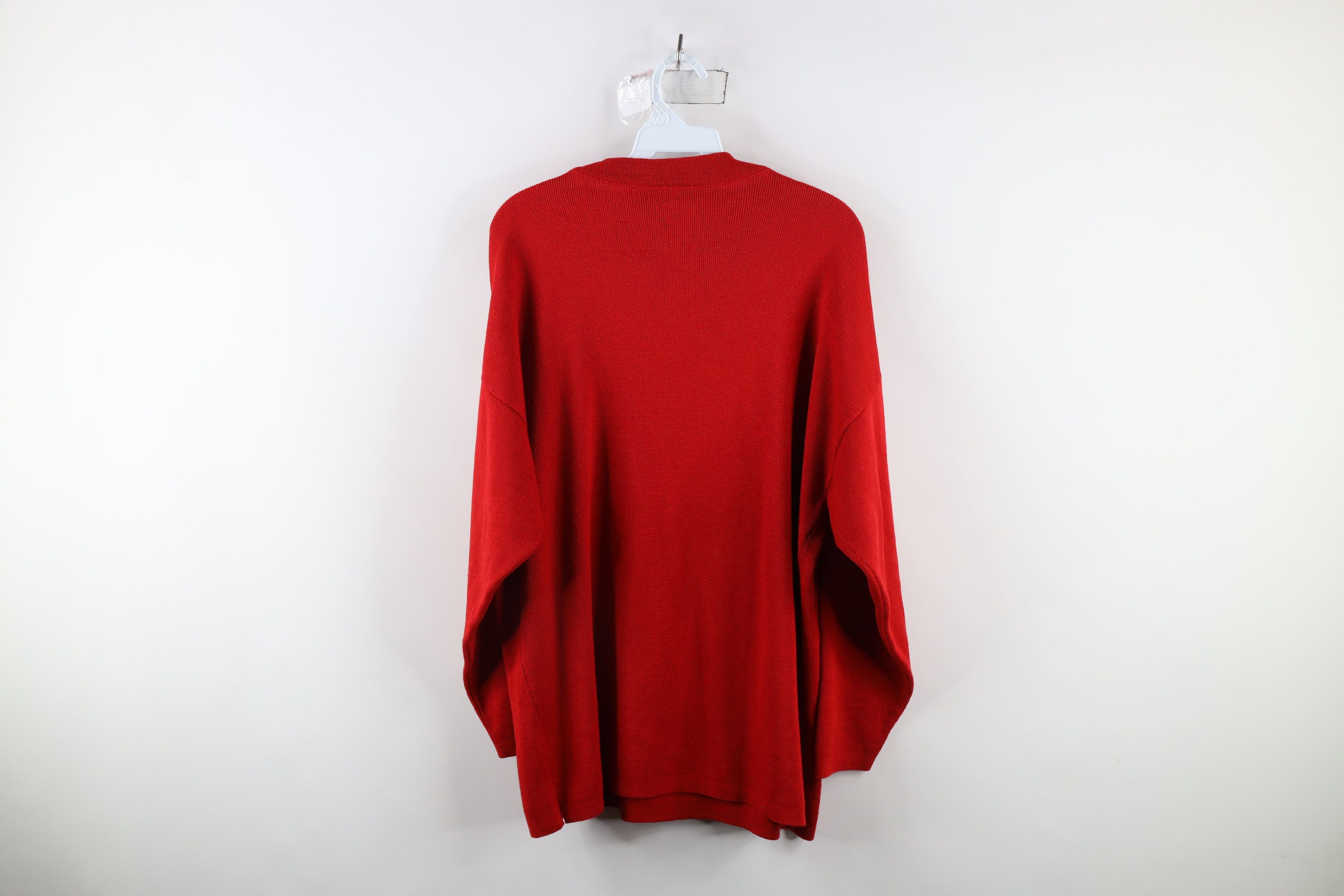 Diane von Furstenberg × Vintage Vintage 90s Diane Von Furstenberg Knit Crewneck Sweater Size XL / US 12-14 / IT 48-50 - 9 Thumbnail