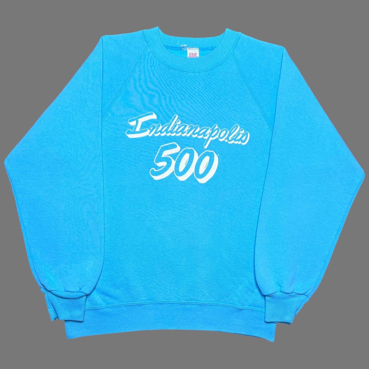 Vintage Vintage 1980s Indianapolis 500 Race Blue Pullover Sweatshirt Size US M / EU 48-50 / 2 - 1 Thumbnail