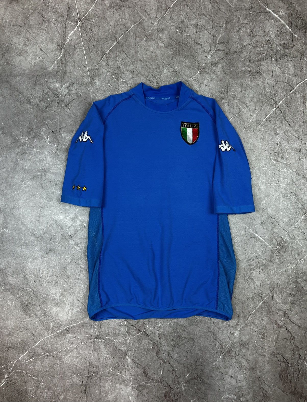 Kappa Italy Italia Home football shirt 2000 - 2002 Jersey Size US L / EU 52-54 / 3 - 2 Thumbnail