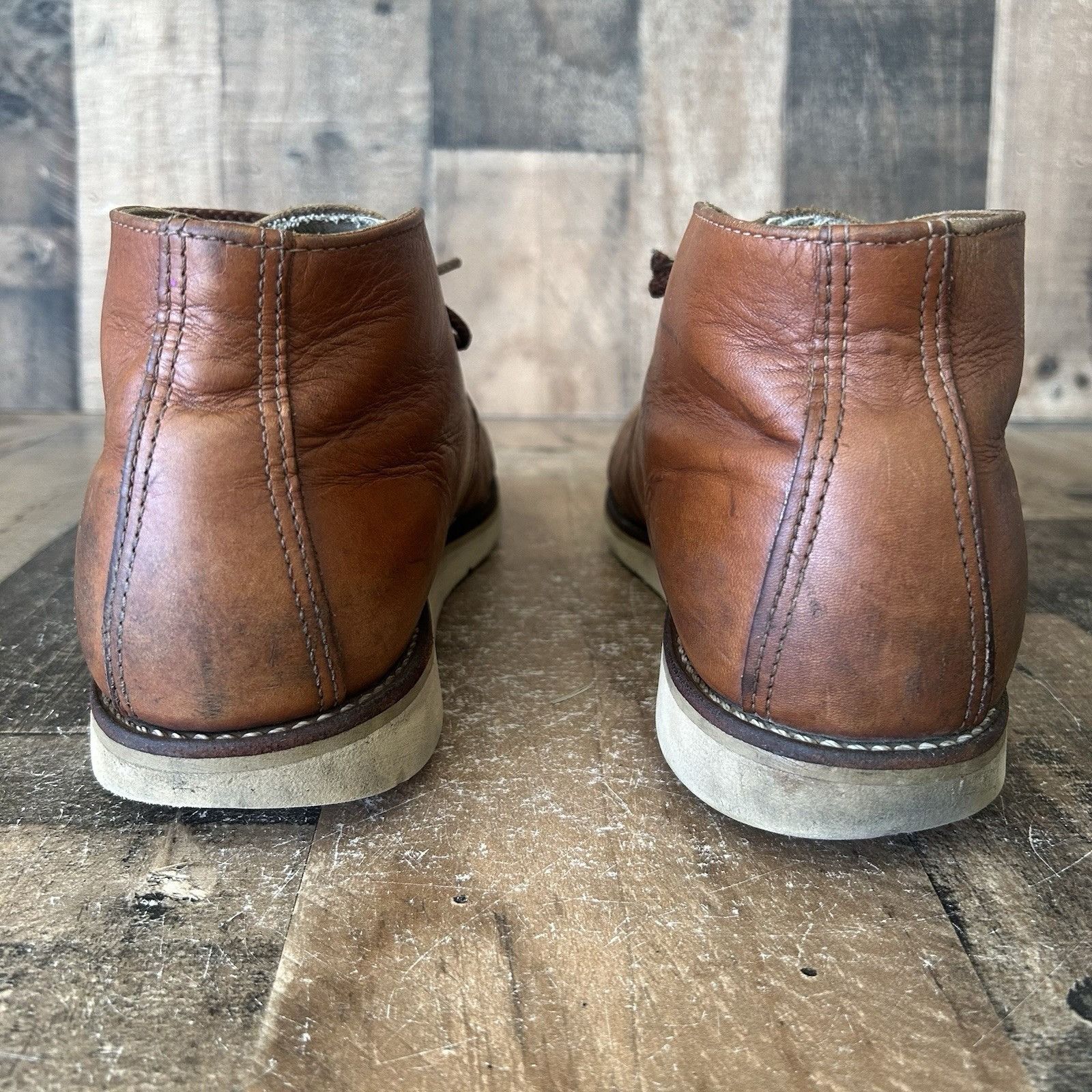 Red Wing Red Wing 595 Chukka Leather Lace Up Work Boots Mens 10 D Size US 10 / EU 43 - 9 Thumbnail
