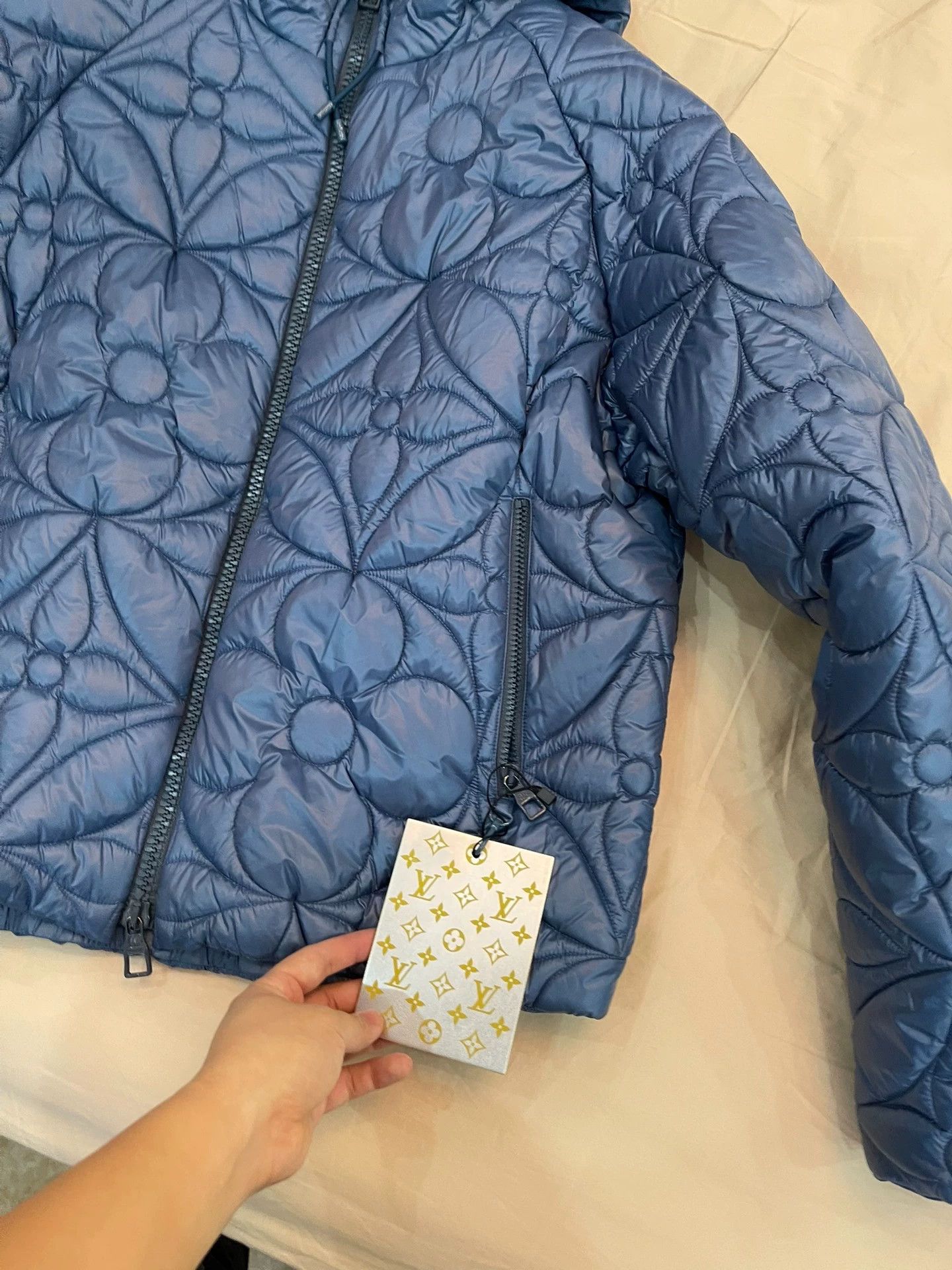 Louis Vuitton Louis Vuitton 3D Monogram Logo Padded Jacket 52 Size US L / EU 52-54 / 3 - 3 Thumbnail