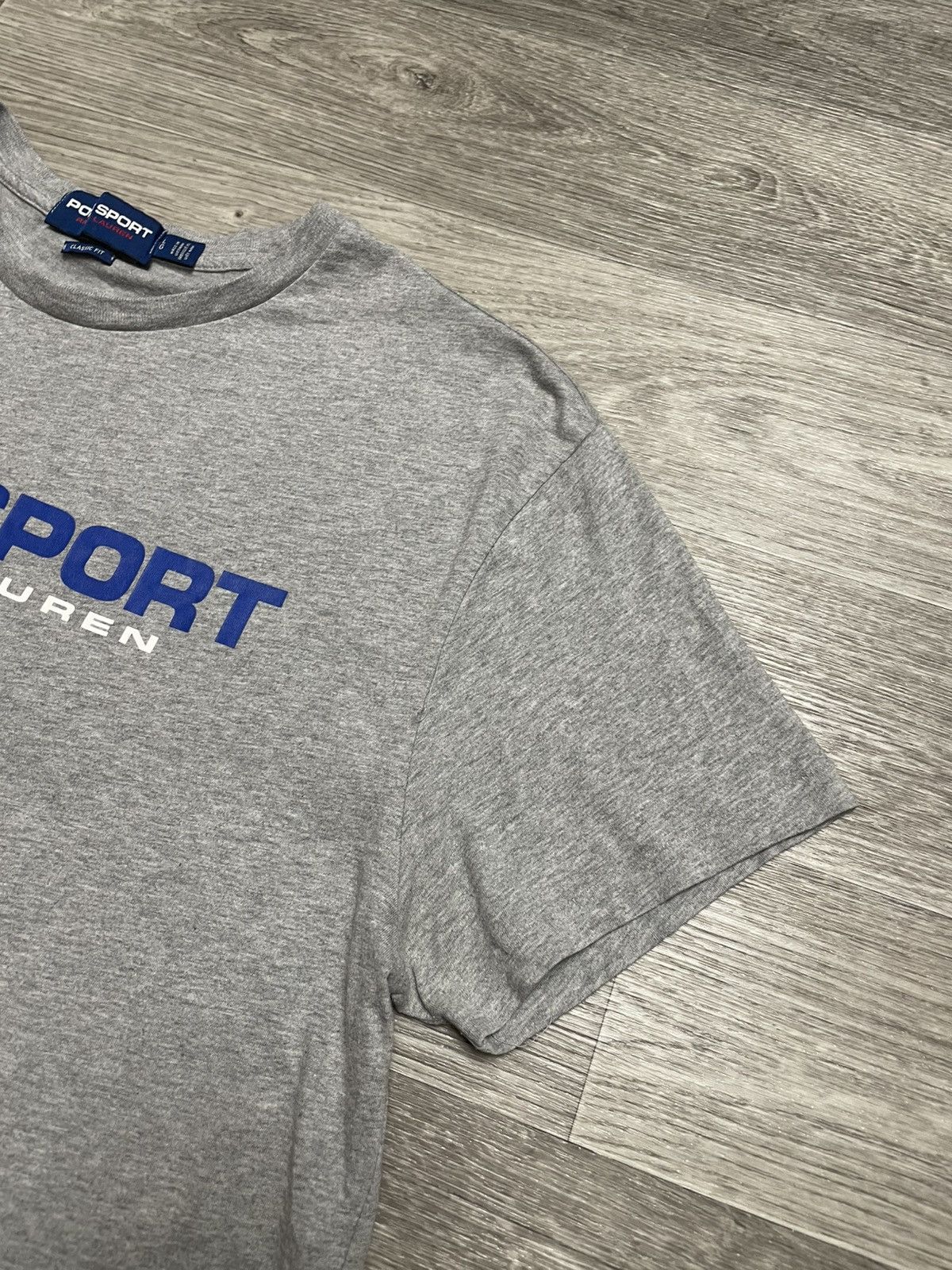 Polo Ralph Lauren Polo Sport By Ralph Lauren Gray T-Shirt Size US L / EU 52-54 / 3 - 8 Thumbnail