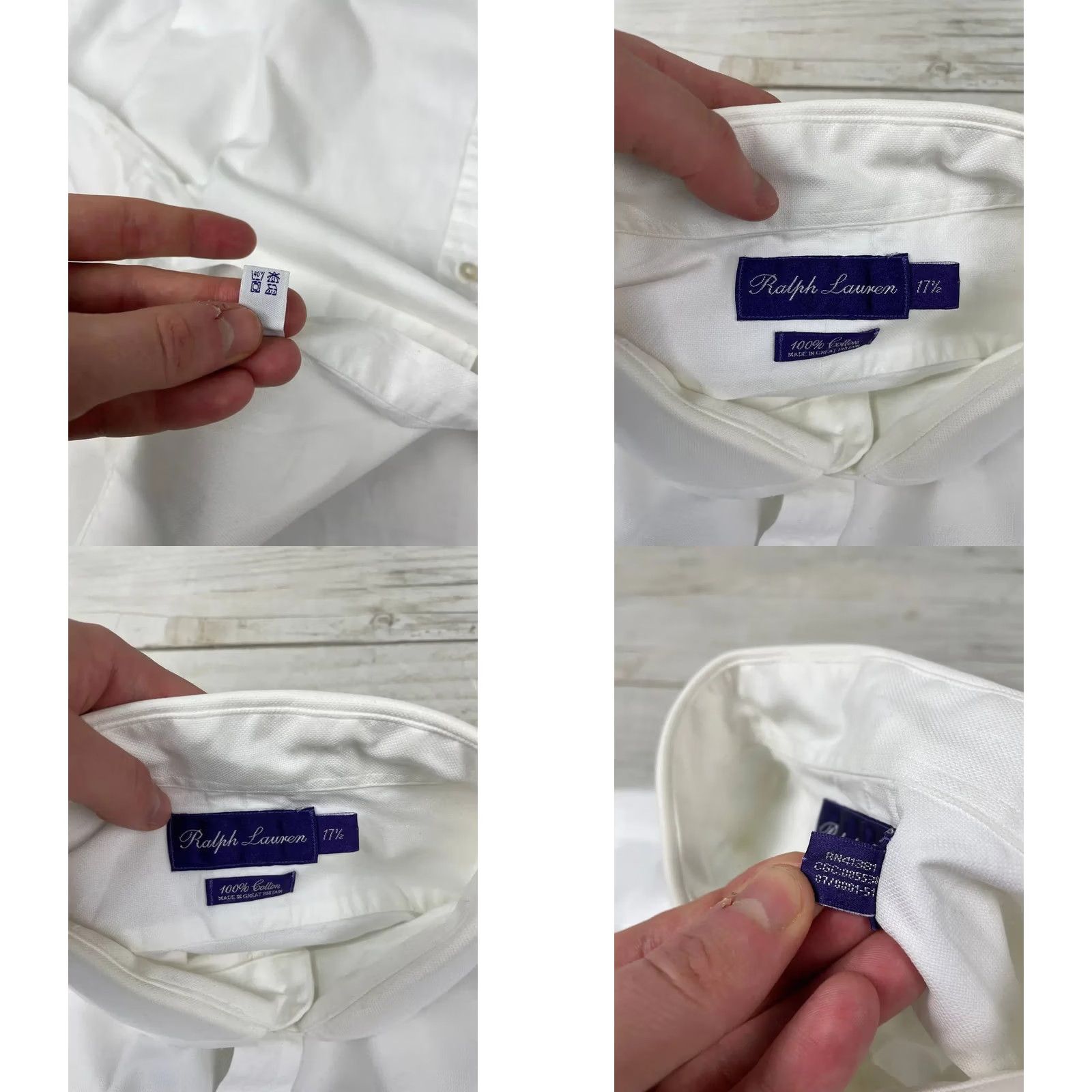 Ralph Lauren Ralph Lauren Purple Label Shirt Long Sleeve Buttons White XL Men Size US XL / EU 56 / 4 - 8 Thumbnail