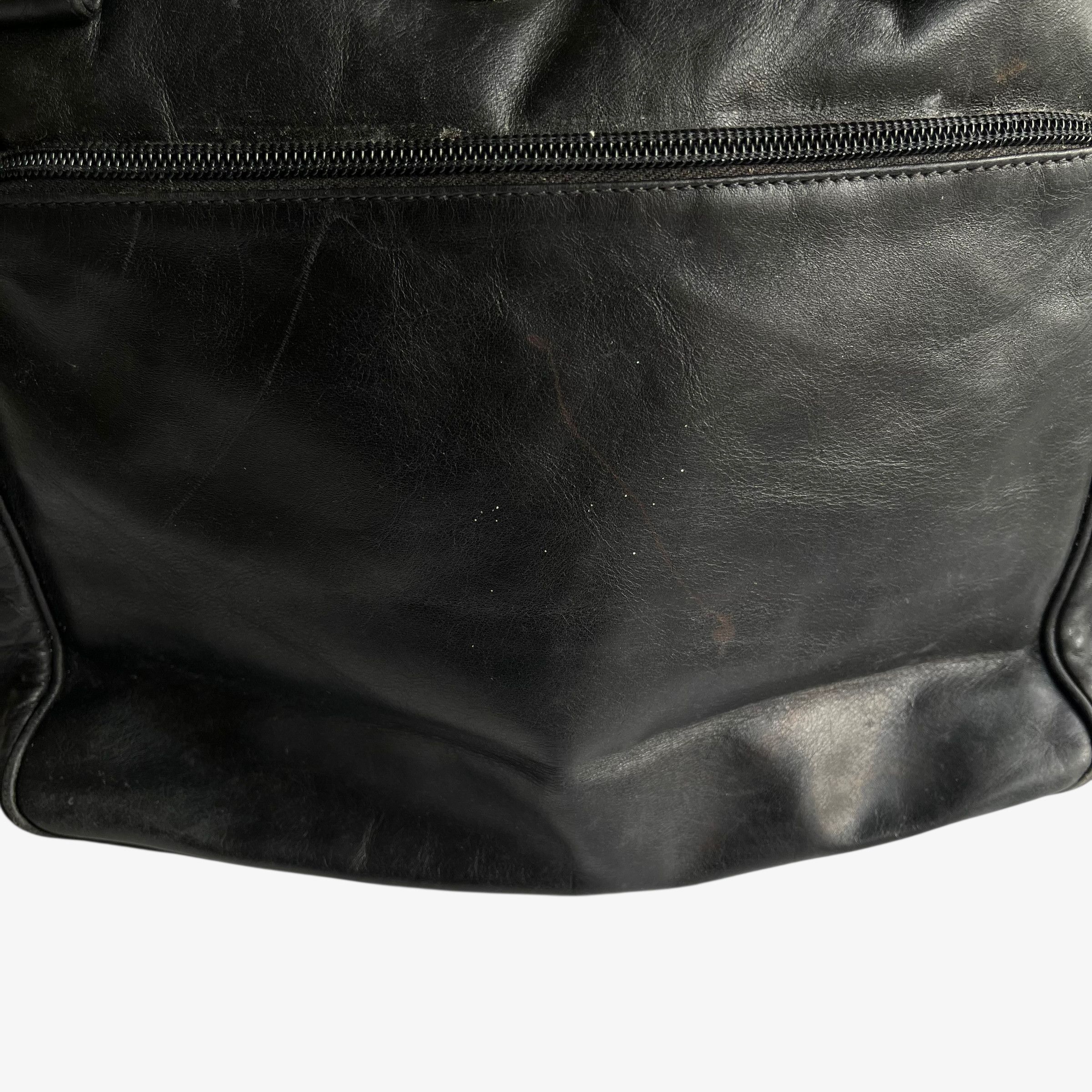 Other Vintage 80s Enny Black Leather Shoulder Bag Size ONE SIZE - 13 Thumbnail