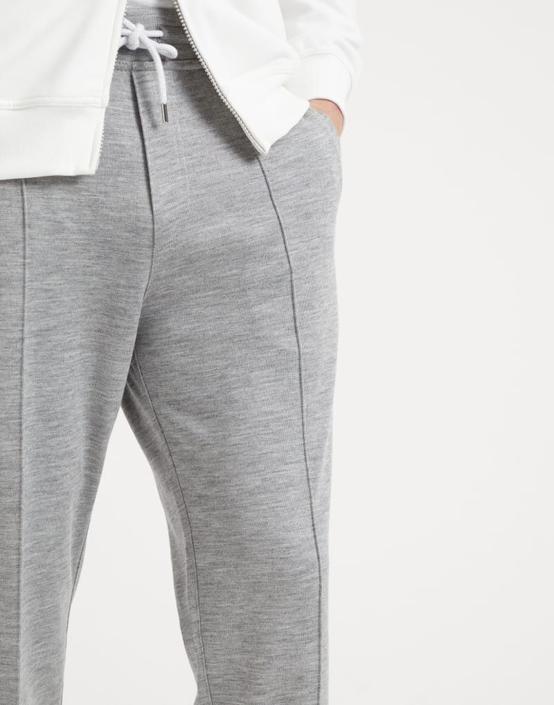 Brunello Cucinelli o1w1db10125 Cashmere Pant in Grey Size US 30 / EU 46 - 3 Thumbnail