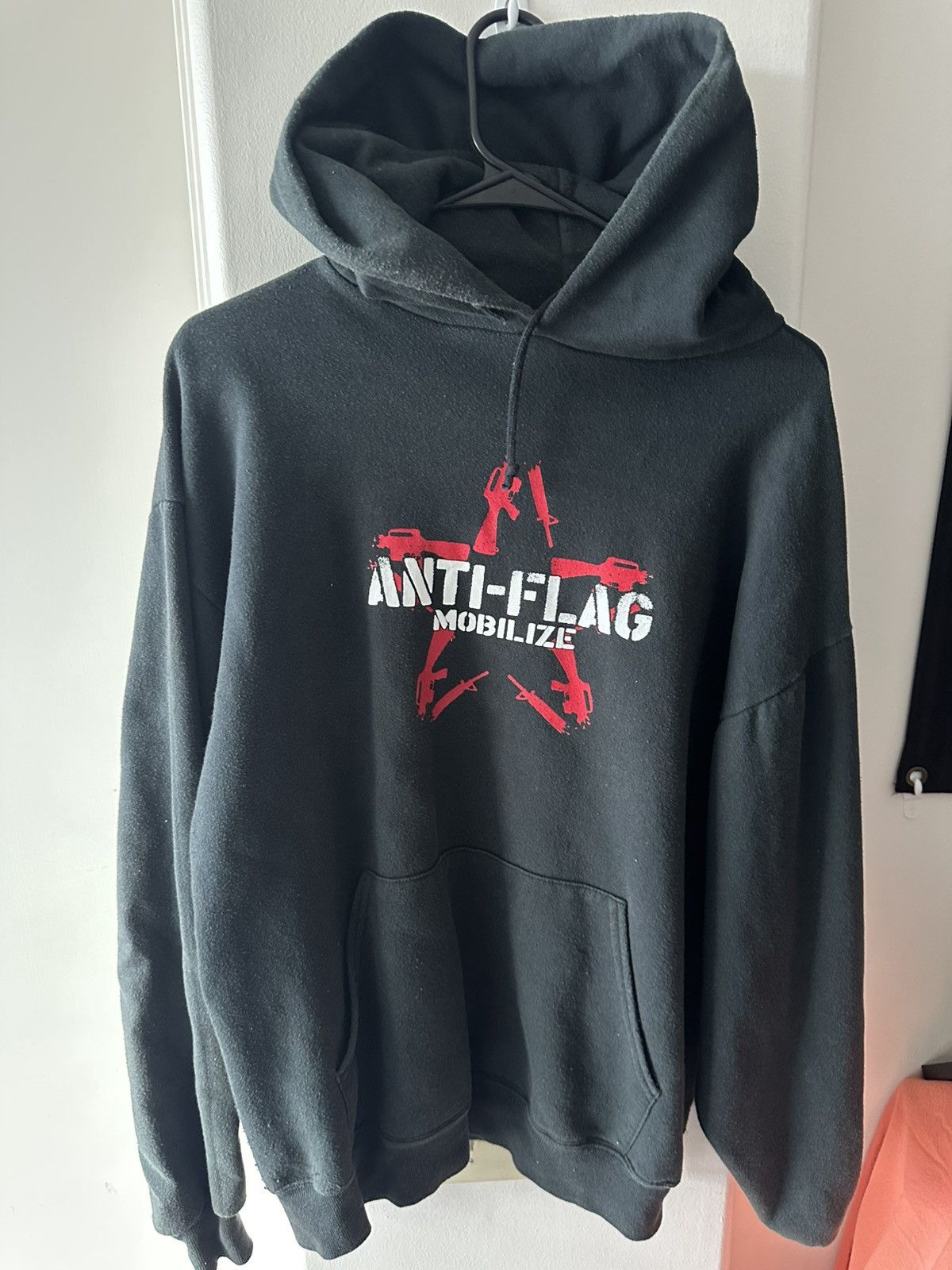 Other Vintage Anti-Flag Mobilize gun star hoodie circa 2002-2023 Size US L / EU 52-54 / 3 - 1 Thumbnail
