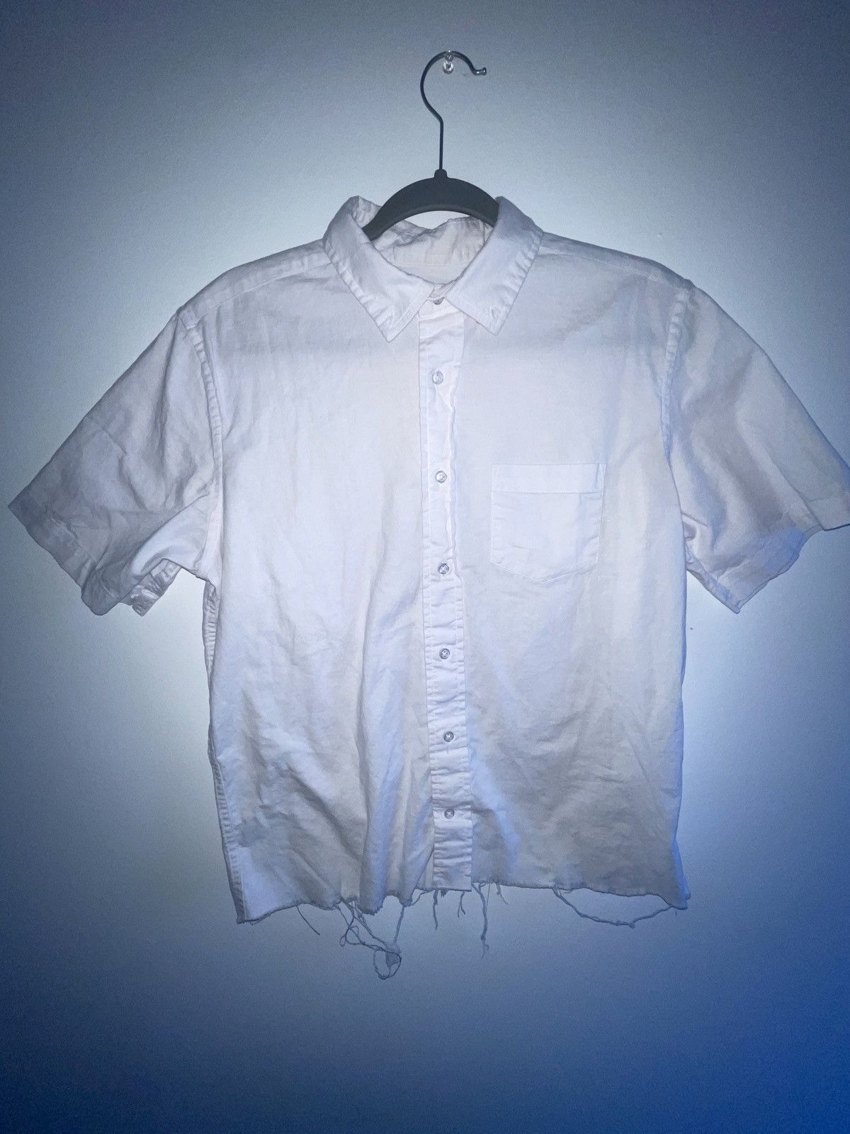 Handmade THRASHED youth authority button up hand sewn Size US M / EU 48-50 / 2 - 1 Thumbnail