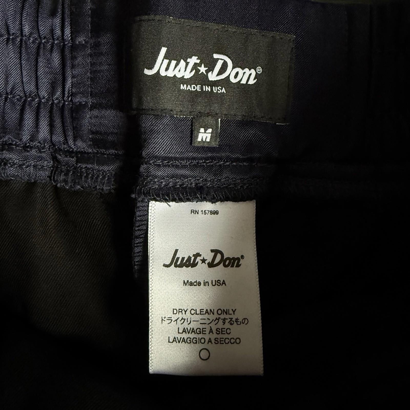Just Don JUST DON Spell Out Navy Tearaway Pants Streetwear USA M Size US 32 / EU 48 - 4 Thumbnail