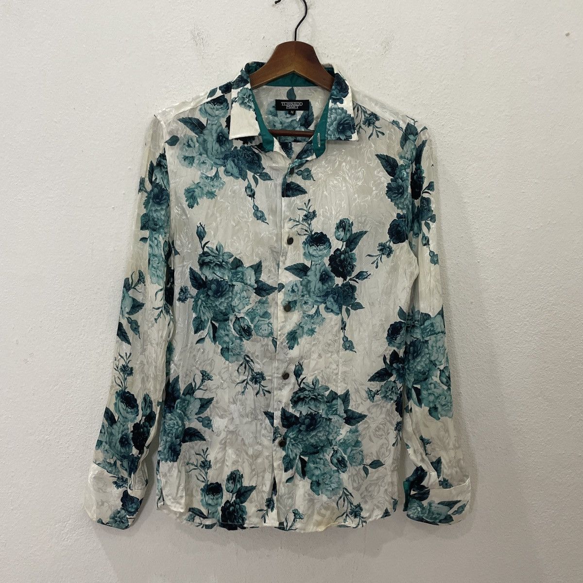 Tornado Mart Vintage Tornado Mart Flower Motive Button Ups Tee Size M / US 6-8 / IT 42-44 - 1 Thumbnail