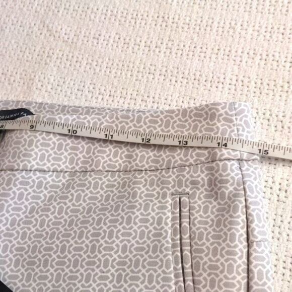 Adrianna Papell Adrianna Papell Embellished Print Slim Leg w Besom Pk Sz. 4 Size 27" / US 4 / IT 40 - 7 Thumbnail