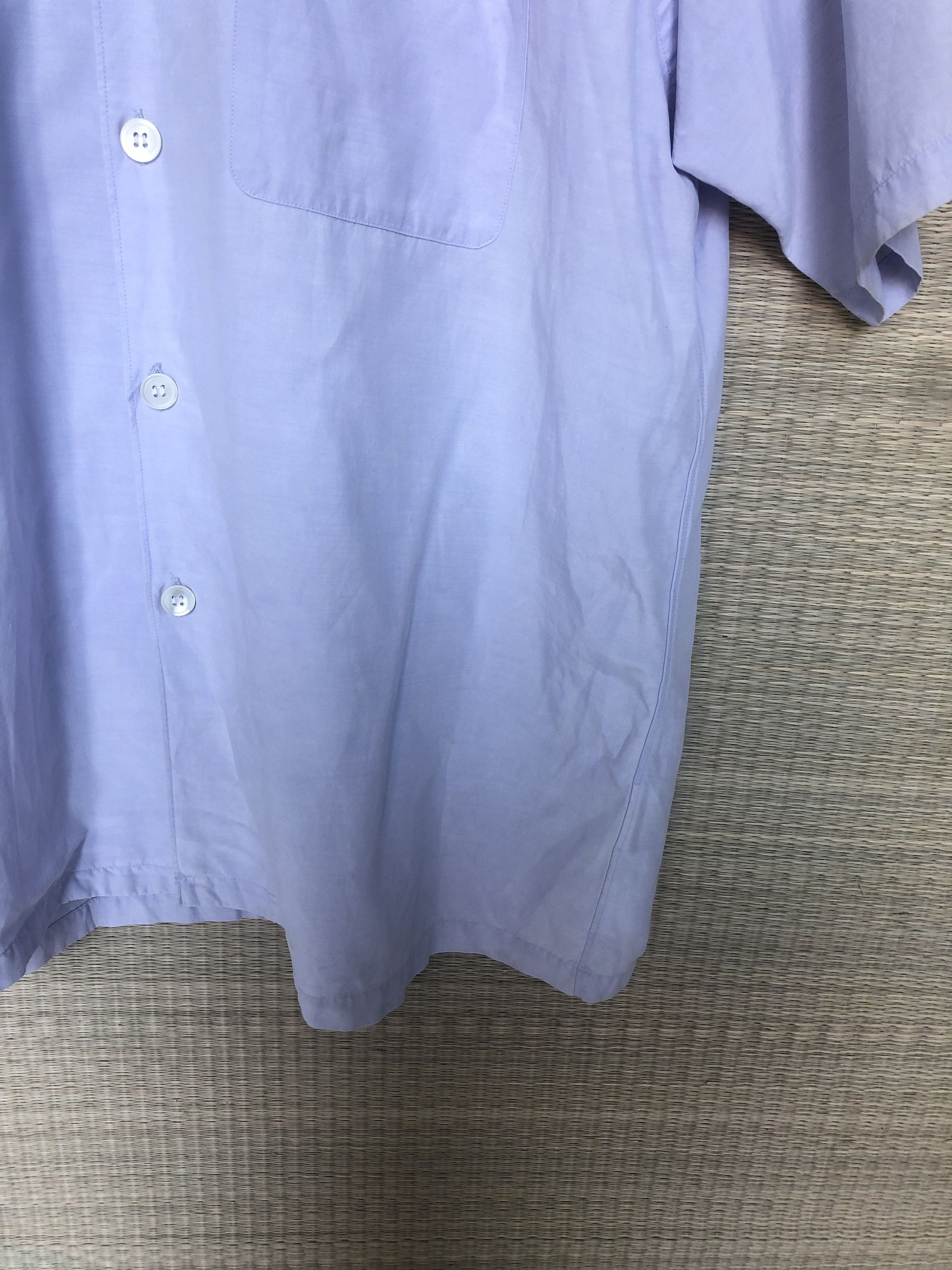Comme des Garcons Homme lavender rayon shirt Size US M / EU 48-50 / 2 - 3 Thumbnail