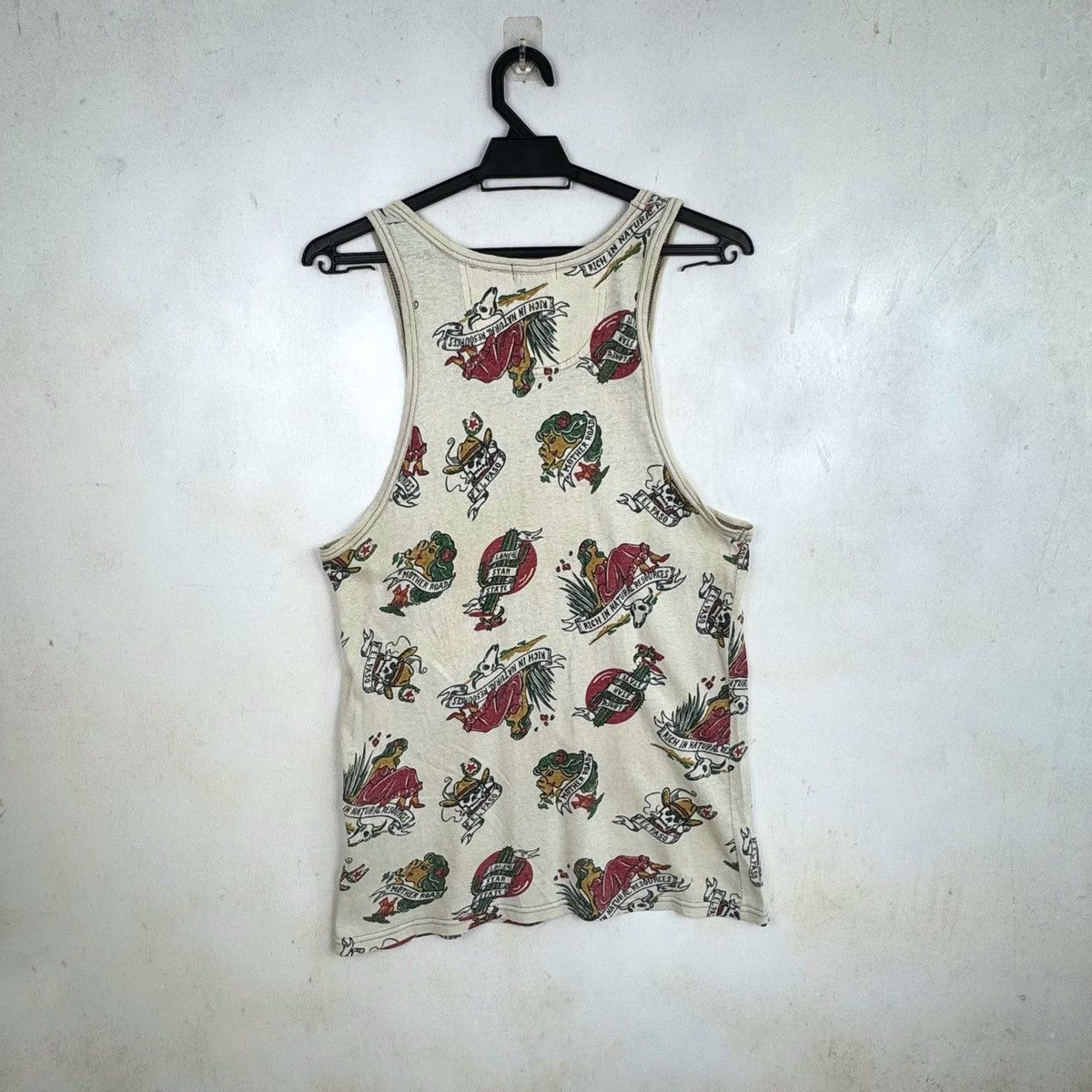 Avirex × Vintage Avirex Mother Road All Over Print Sleeveless Tank Top Size US M / EU 48-50 / 2 - 6 Thumbnail