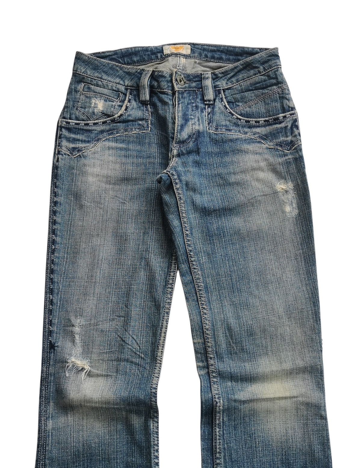 Antik Denim Antik denim flare pants with embroidery back pocket Size 27" / US 4 / IT 40 - 1 Thumbnail