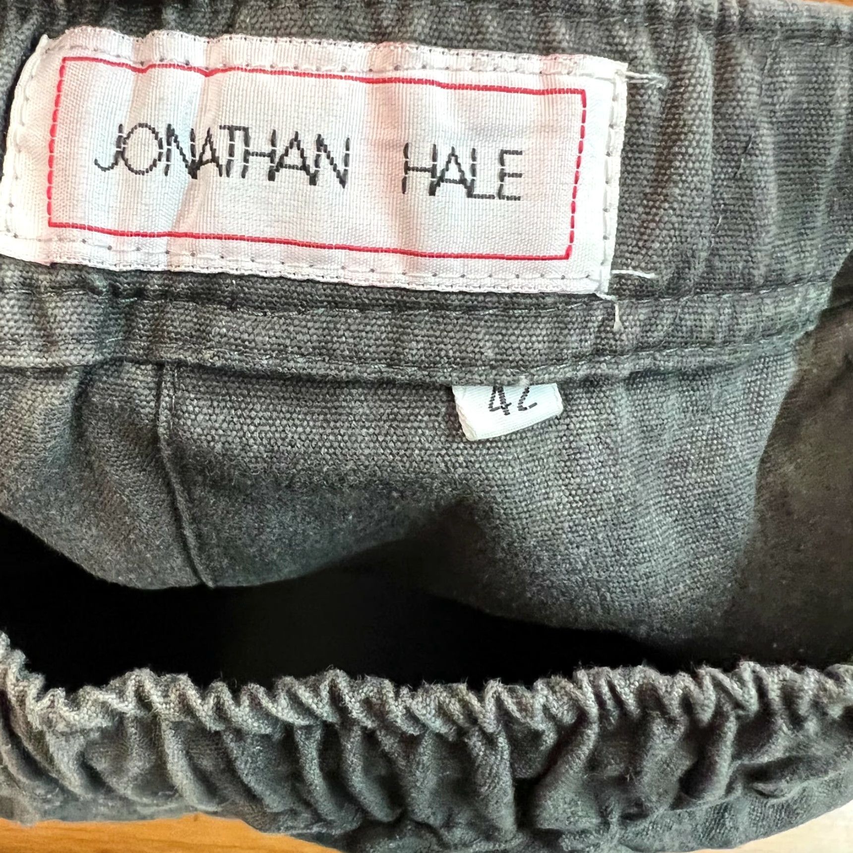 Vintage Jonathan Hale Mens Chino Shorts Size 42 Elastic Waist Drawstring Casual Gray Outdoor Size US 42 / EU 58 - 4 Thumbnail