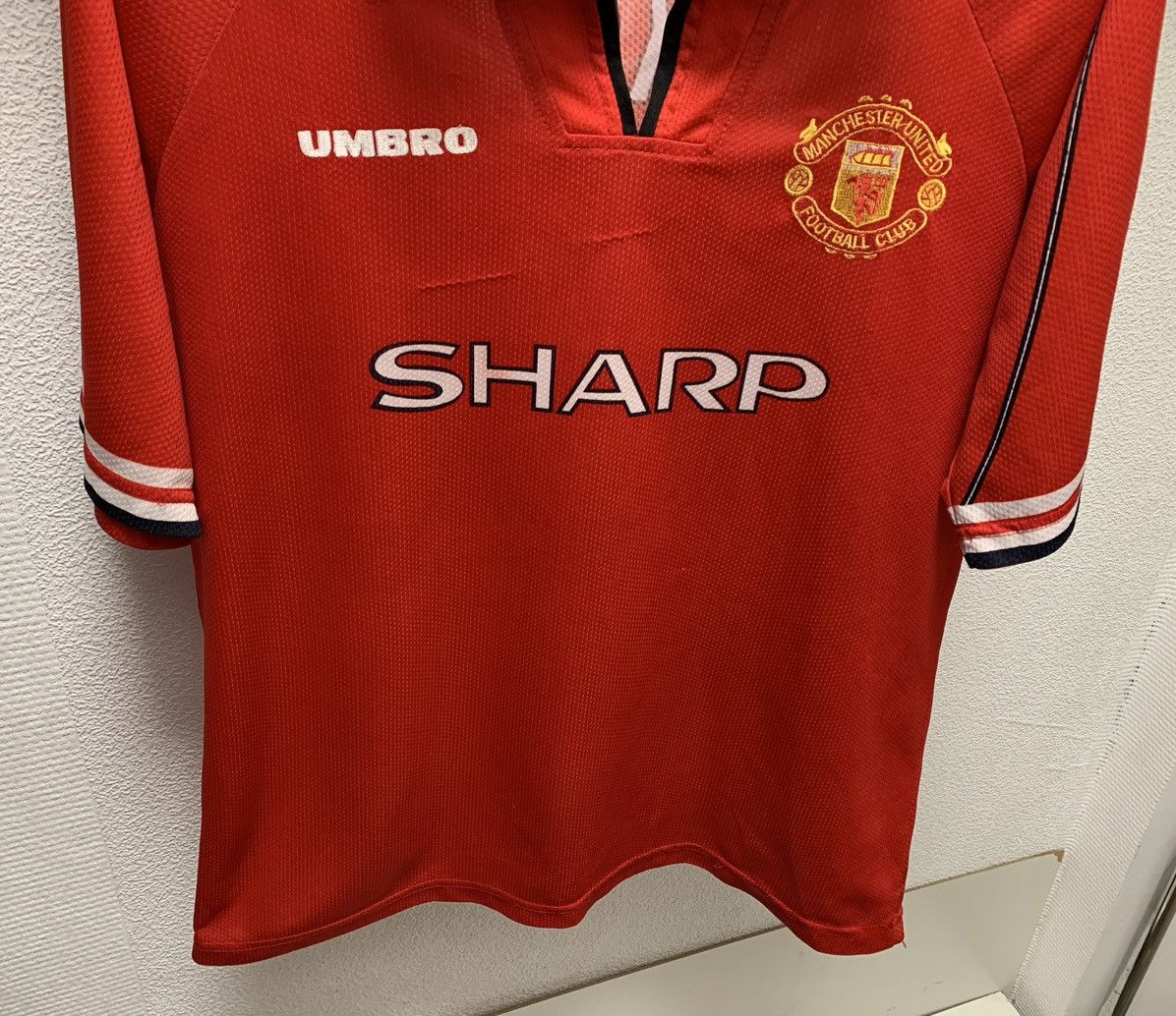 Vintage Beckham 7 Manchester United sharp vintage soccer jersey L-Xl Size US L / EU 52-54 / 3 - 4 Thumbnail