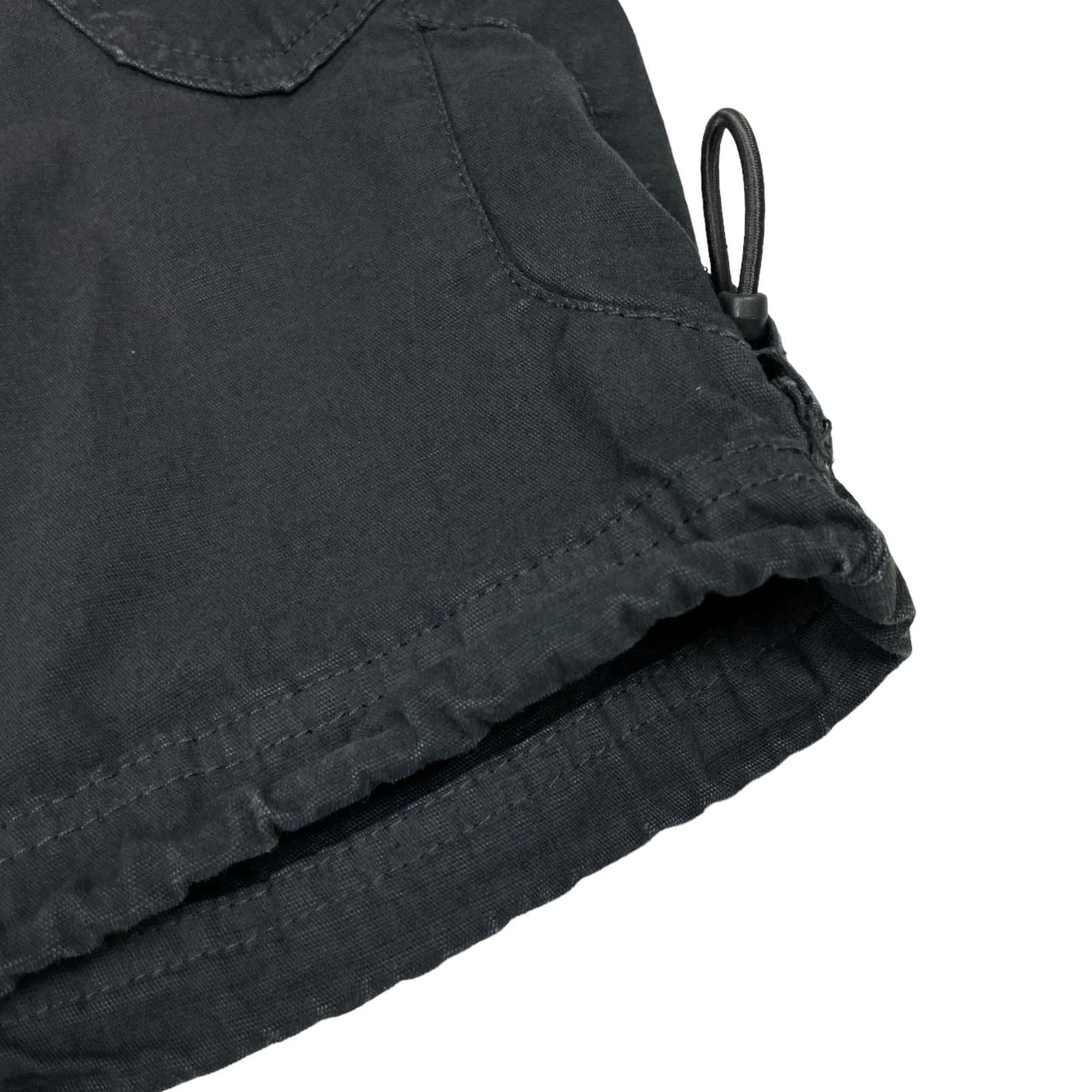 Nike × Vintage Nike Adults Black Cotton Swoosh Embroidered Cargo Shorts M Size US 30 / EU 46 - 5 Thumbnail
