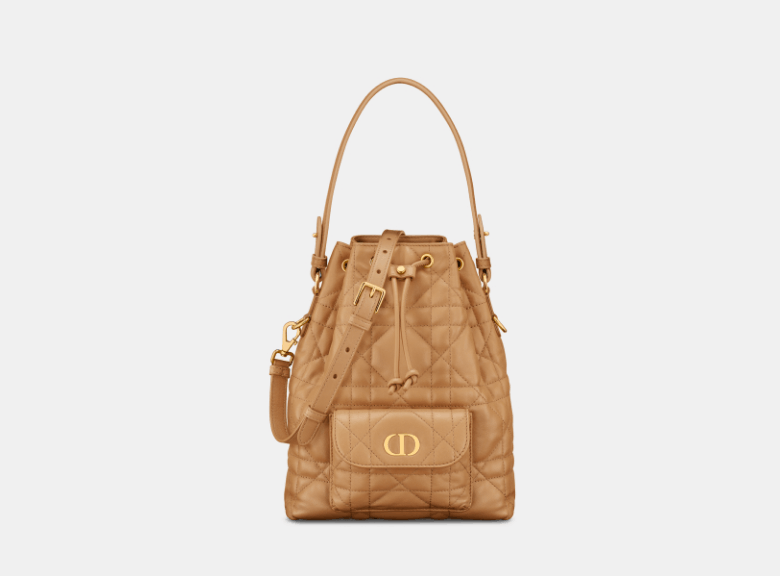 Dior o1w1db10426 M3372U Size :OS/Small Bucket Bag in Light Gold Size ONE SIZE - 1 Thumbnail