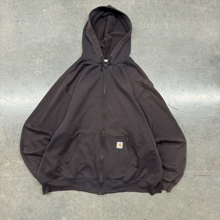 Vintage VINTAGE Y2K CARHARTT SUNFADED ESSENTIAL ZIP HOODIE | Grailed