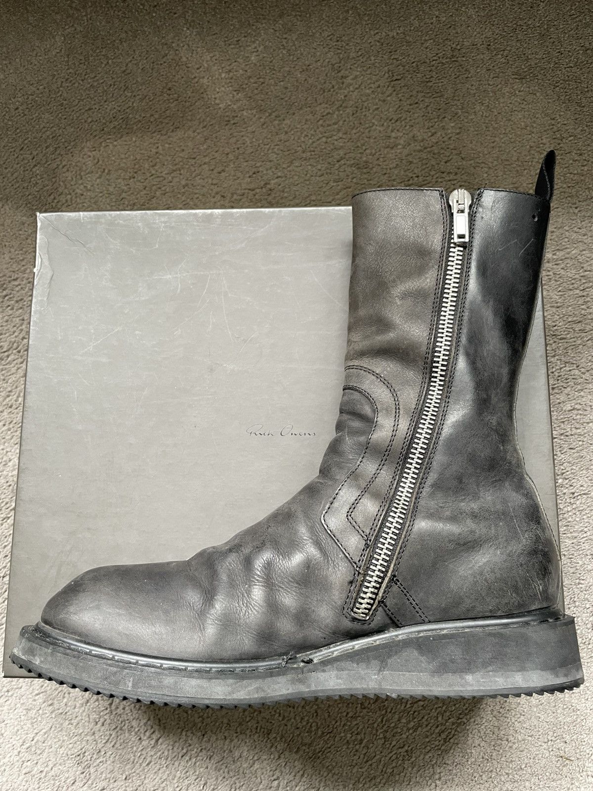 Rick Owens Rick owens mohawk creeper black boots Size US 11 / EU 44 - 10 Thumbnail