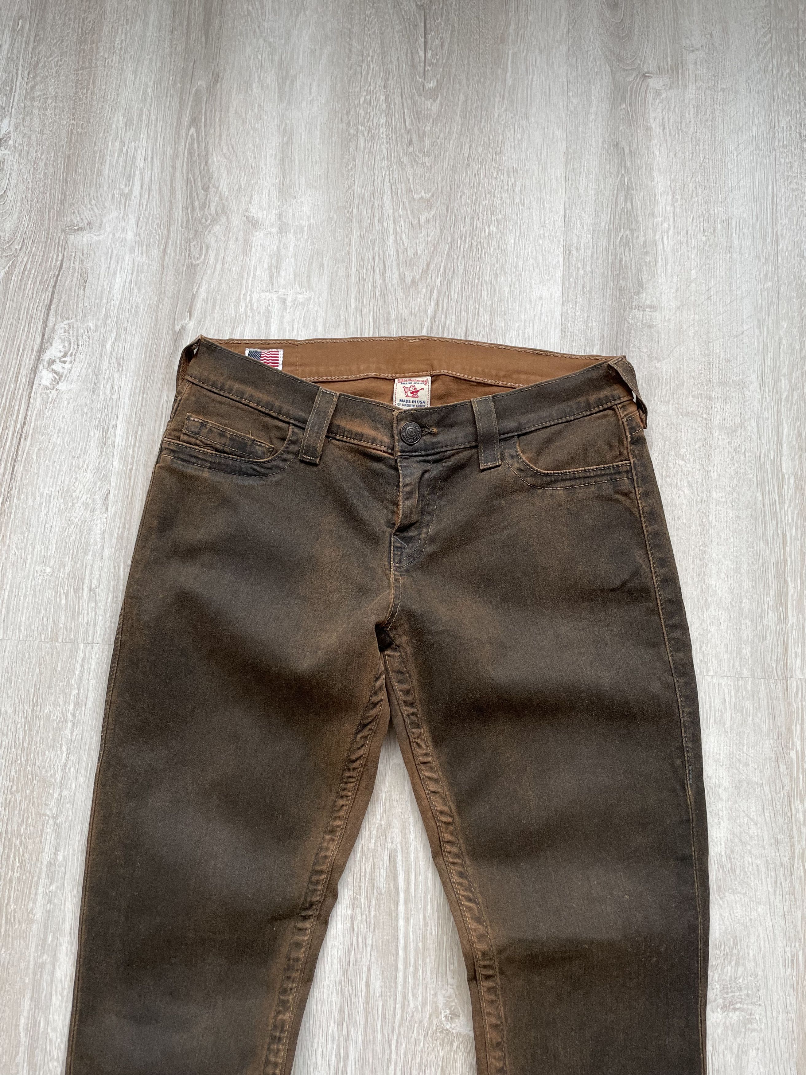 Japanese Brand Vintage Y2K True Religion Made in USA Jeans Size US 30 / EU 46 - 2 Thumbnail