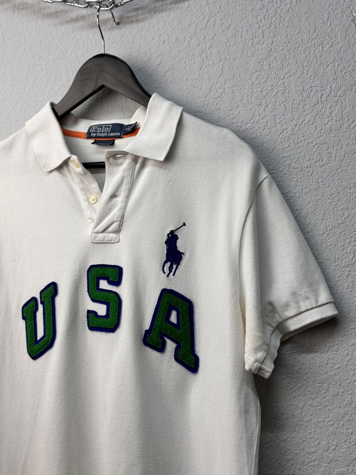 Polo Ralph Lauren Vintage Polo Ralph Lauren USA Polo Shirt Rugby JAPAN Size US L / EU 52-54 / 3 - 5 Thumbnail
