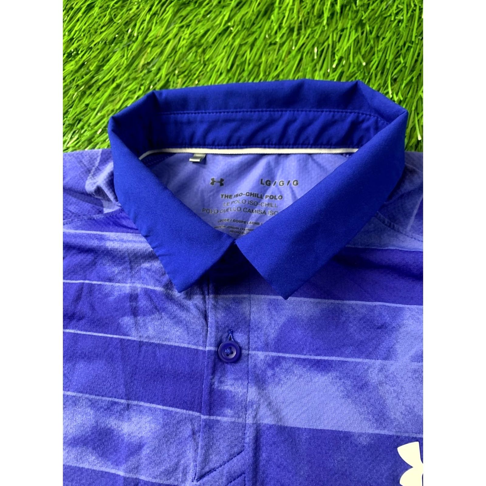 Under Armour Under Armour Polo Shirt ISO-CHILL 2021 Men Training Jersey L Blue Sports Polo Shirt Polo Mens Size US L / EU 52-54 / 3 - 4 Thumbnail