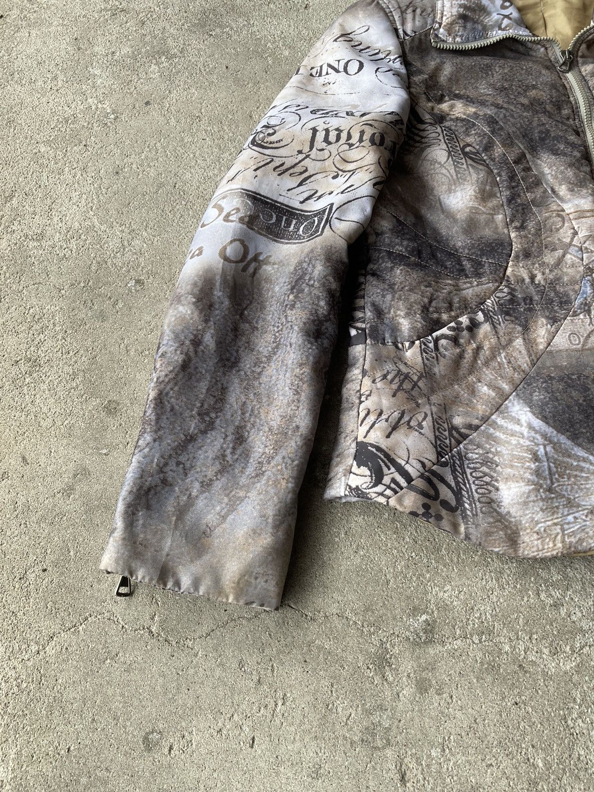 Vintage Avant Garde Overprinted Vintage Grunge Jacket Size M / US 6-8 / IT 42-44 - 2 Thumbnail
