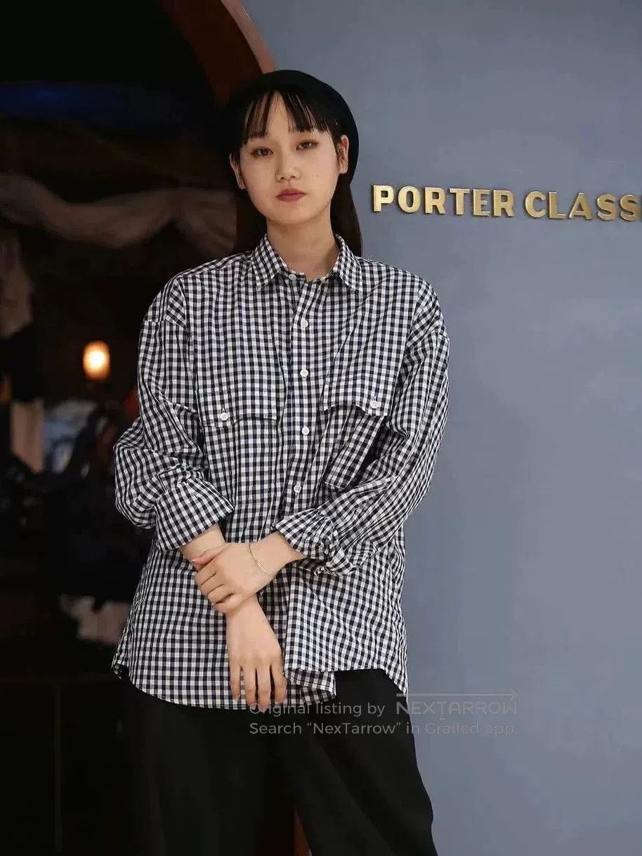 Porter Classic Porter Classic Roll Up Gingham Shirt. Size US L / EU 52-54 / 3 - 7 Thumbnail