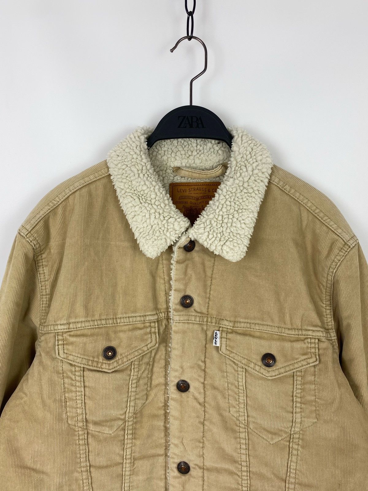 Levi's Faded Levi’s Premium Velvet Sherpa Jacket Size US M / EU 48-50 / 2 - 2 Thumbnail
