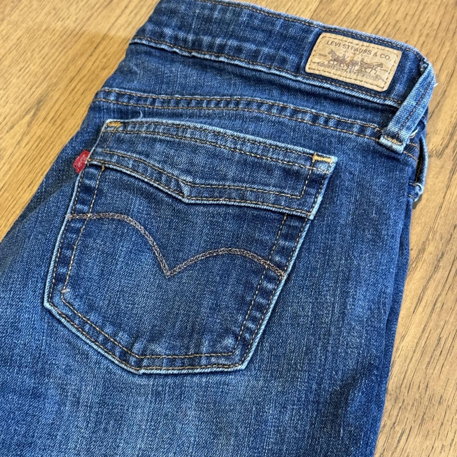 Levi's Levi's y2k Low Boot Cut 545 Jeans- Size 8 Size 30" / US 8 / IT 44 - 2 Thumbnail
