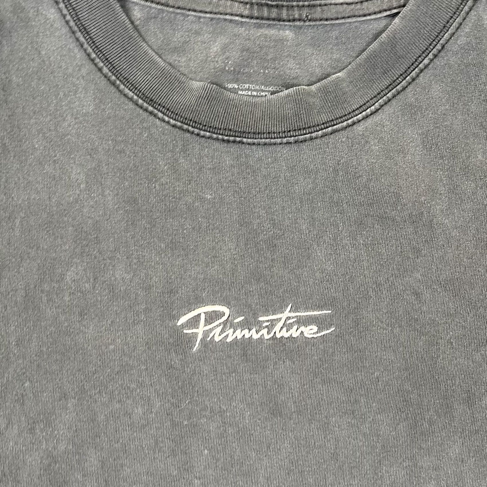 Primitive Primitive T-Shirt Mens 2XL Black Script Logo Skate Streetwear Washed Y2K Minimal Size US XXL / EU 58 / 5 - 2 Thumbnail