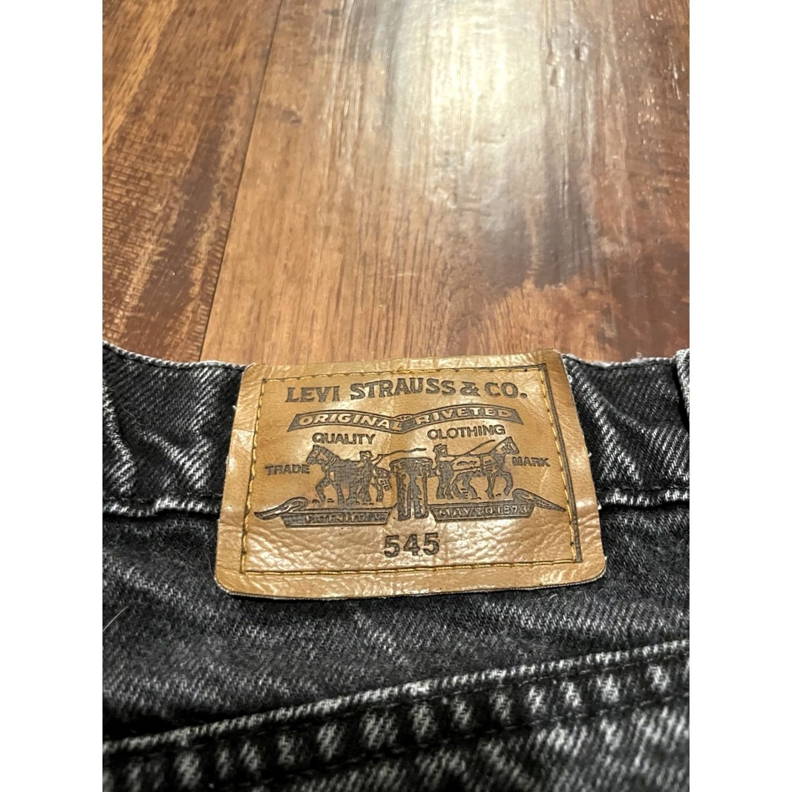 Levi's VINTAGE Levi's 545 Jeans Mens 32 Regular Black Denim 5-Pocket Tapered Relaxed Fit 1993 US Made Size US 32 / EU 48 - 4 Thumbnail