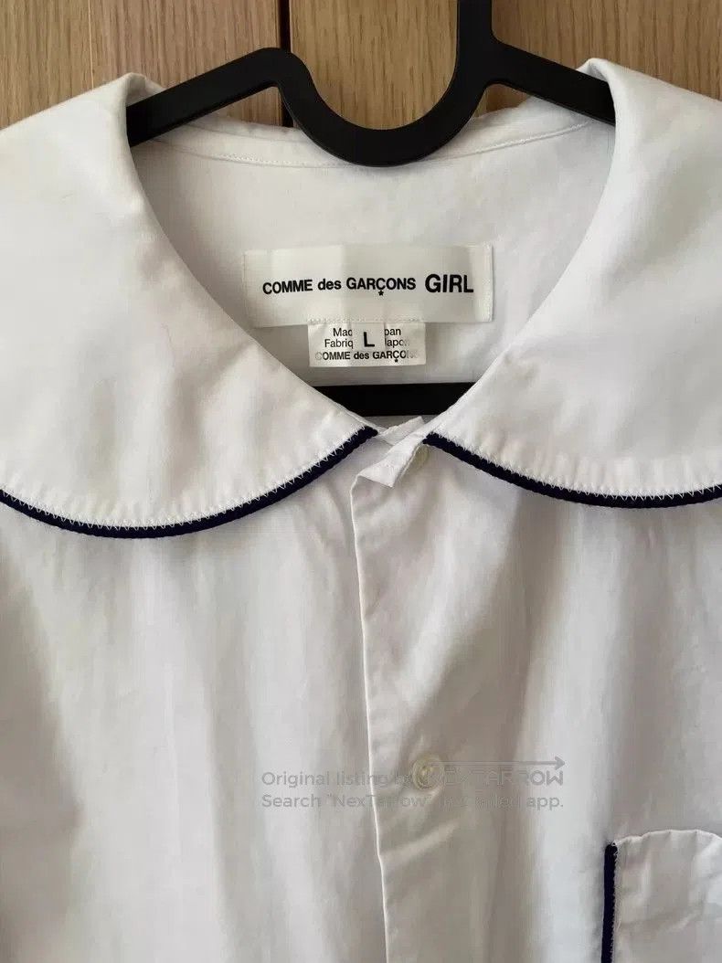 Comme des Garcons Comme des Garcons Girl Shirt with Big Collar. Size US L / EU 52-54 / 3 - 2 Thumbnail