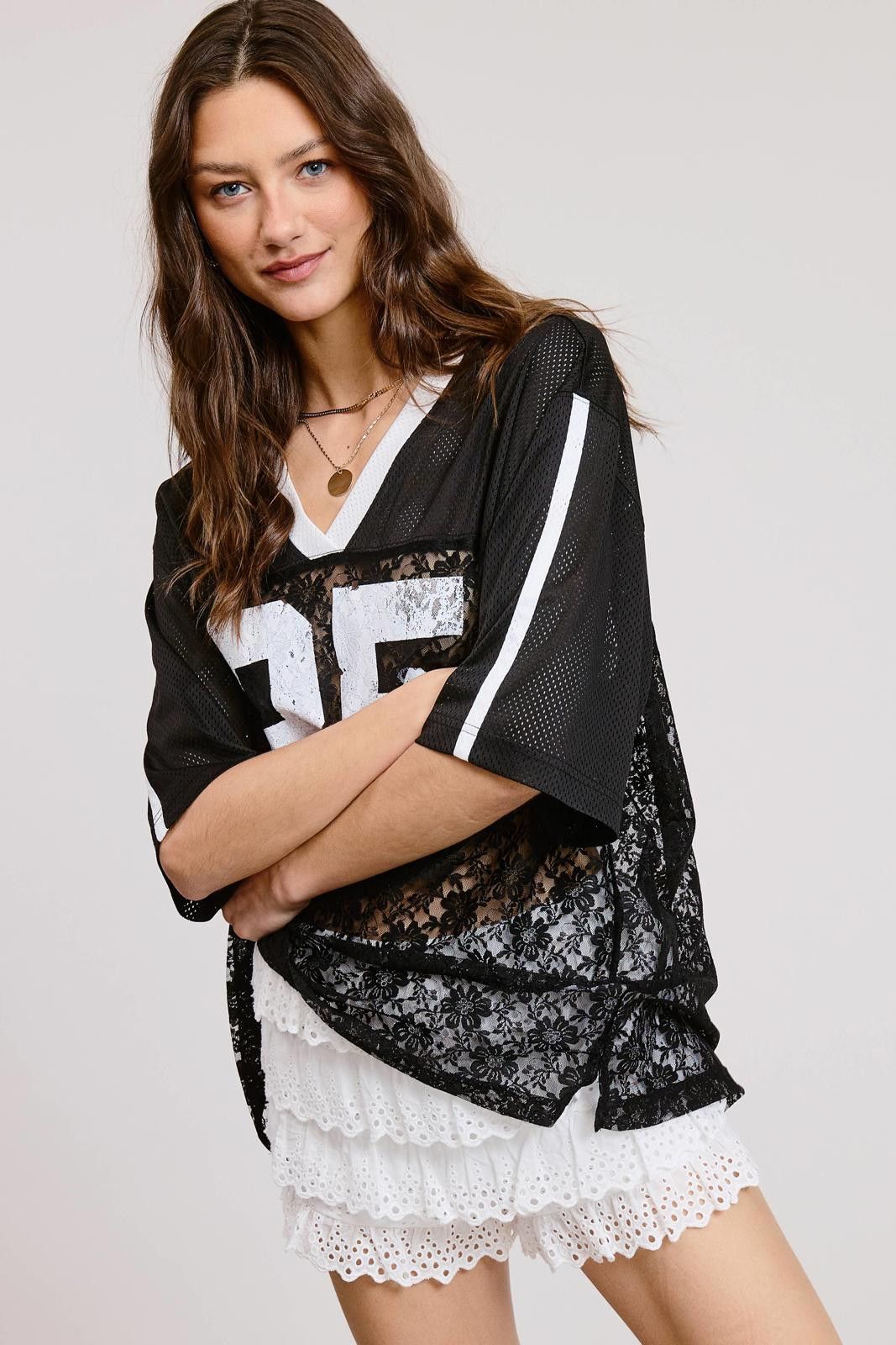 Other Sporty Chic Lace Number 85 Graphic Jersey Restocked!! Size S / US 4 / IT 40 - 12 Thumbnail