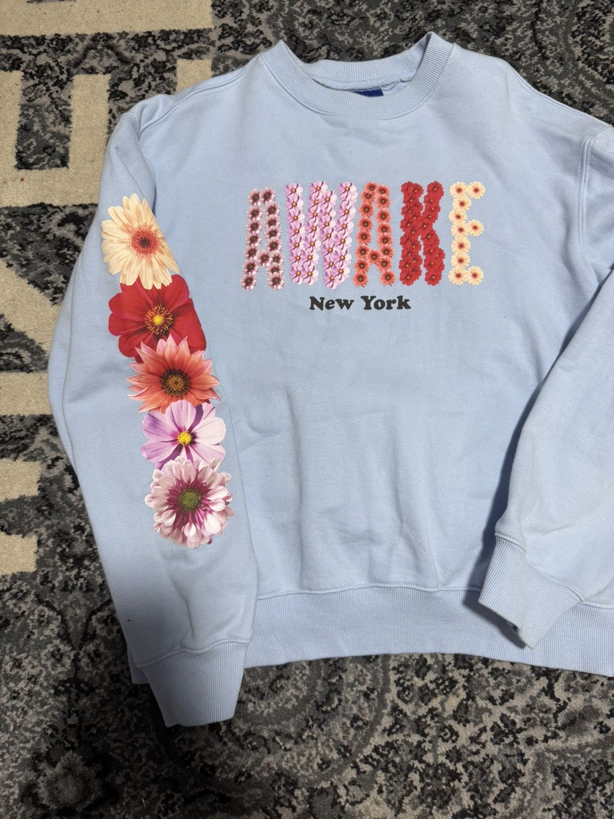 Awake NY Awake NY Floral L/S Crewneck Size US M / EU 48-50 / 2 - 2 Thumbnail