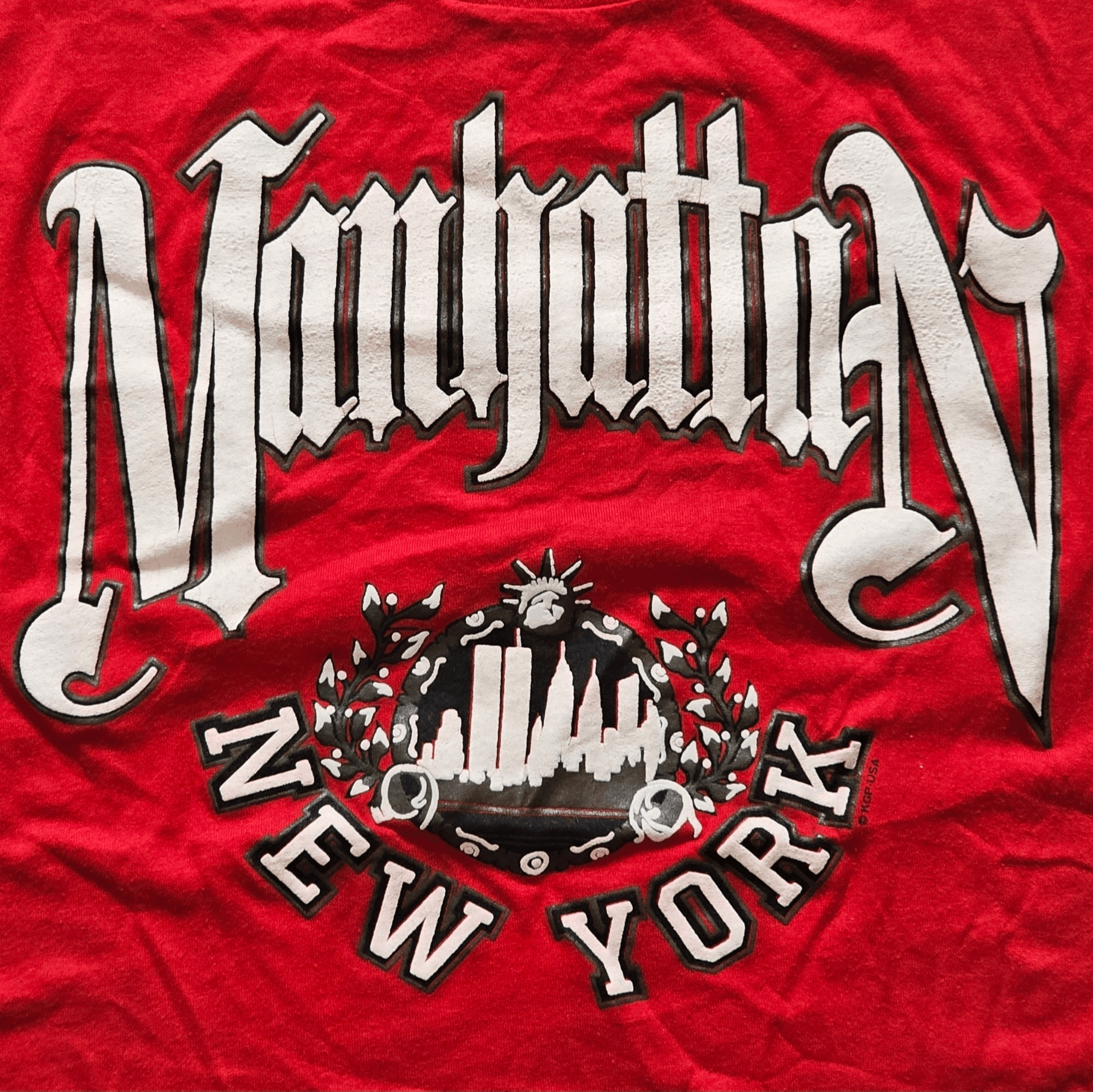Jerzees Manhattan New York Singlestitch Tee Size US XL / EU 56 / 4 - 2 Thumbnail