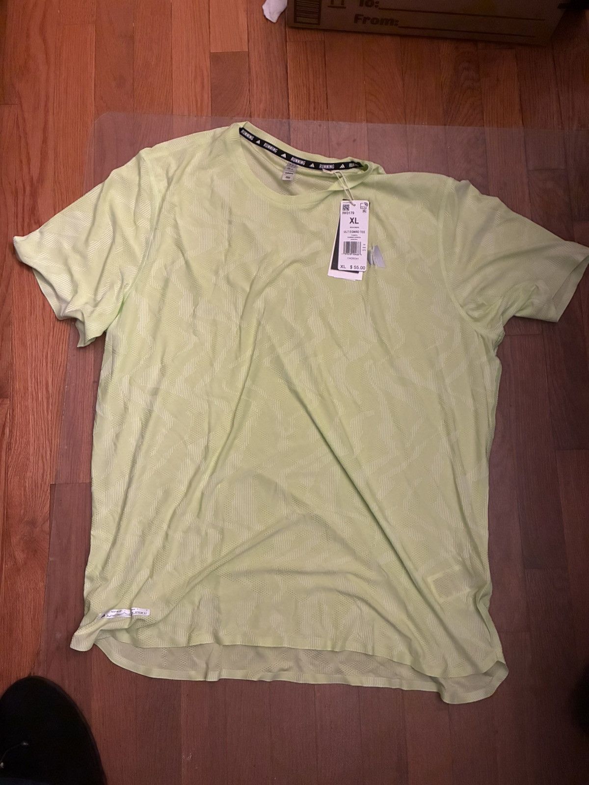 Adidas Adidas lime green running t-shirt Size XL #running Size US XL / EU 56 / 4 - 1 Thumbnail