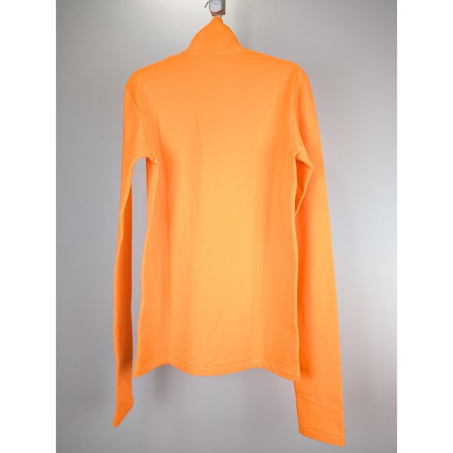 Balmain o1rshd1 Quarter Zip Felpa Shirt in Orange Size US M / EU 48-50 / 2 - 13 Thumbnail