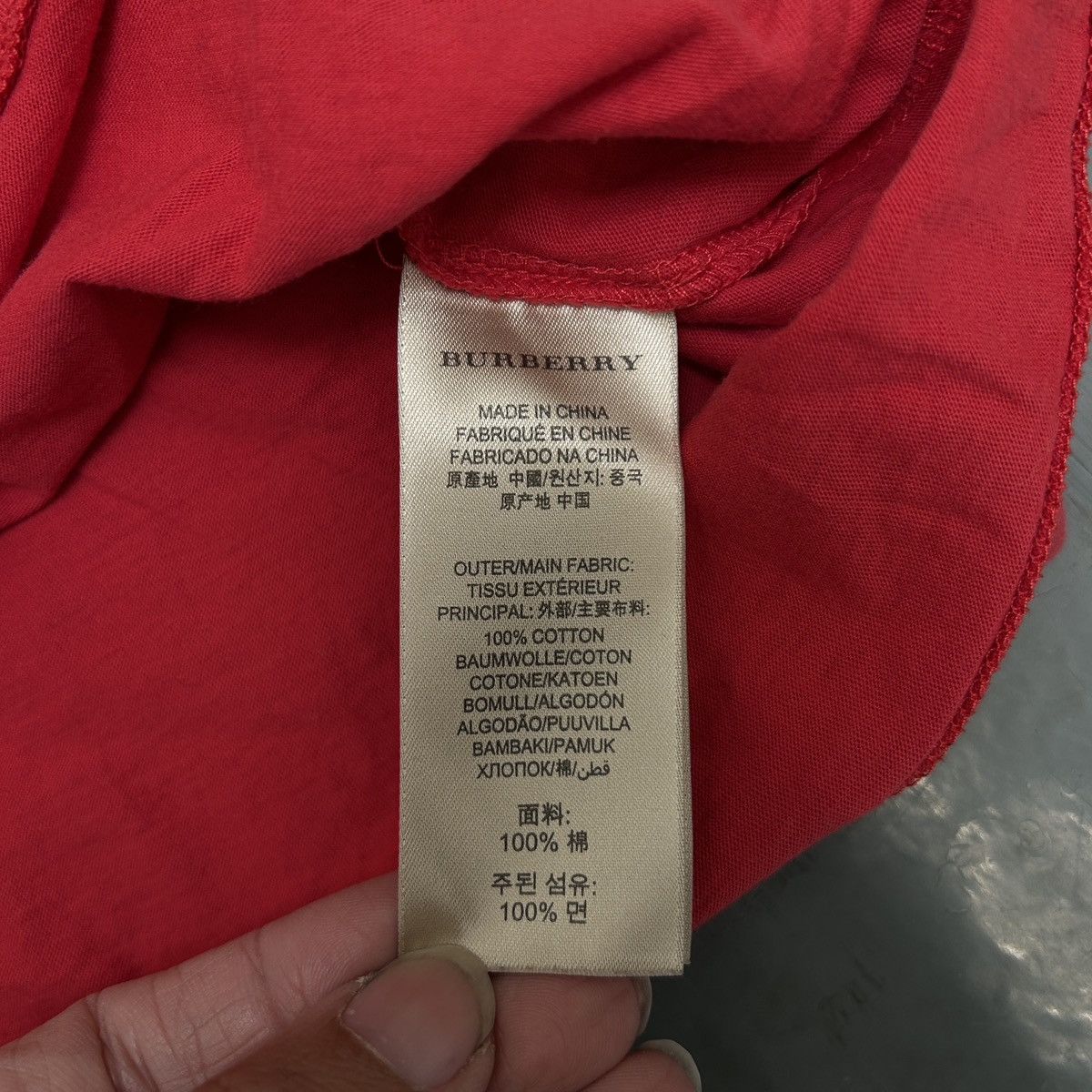 Burberry Burberry Brit Knight Graphic Tee Size US L / EU 52-54 / 3 - 6 Thumbnail