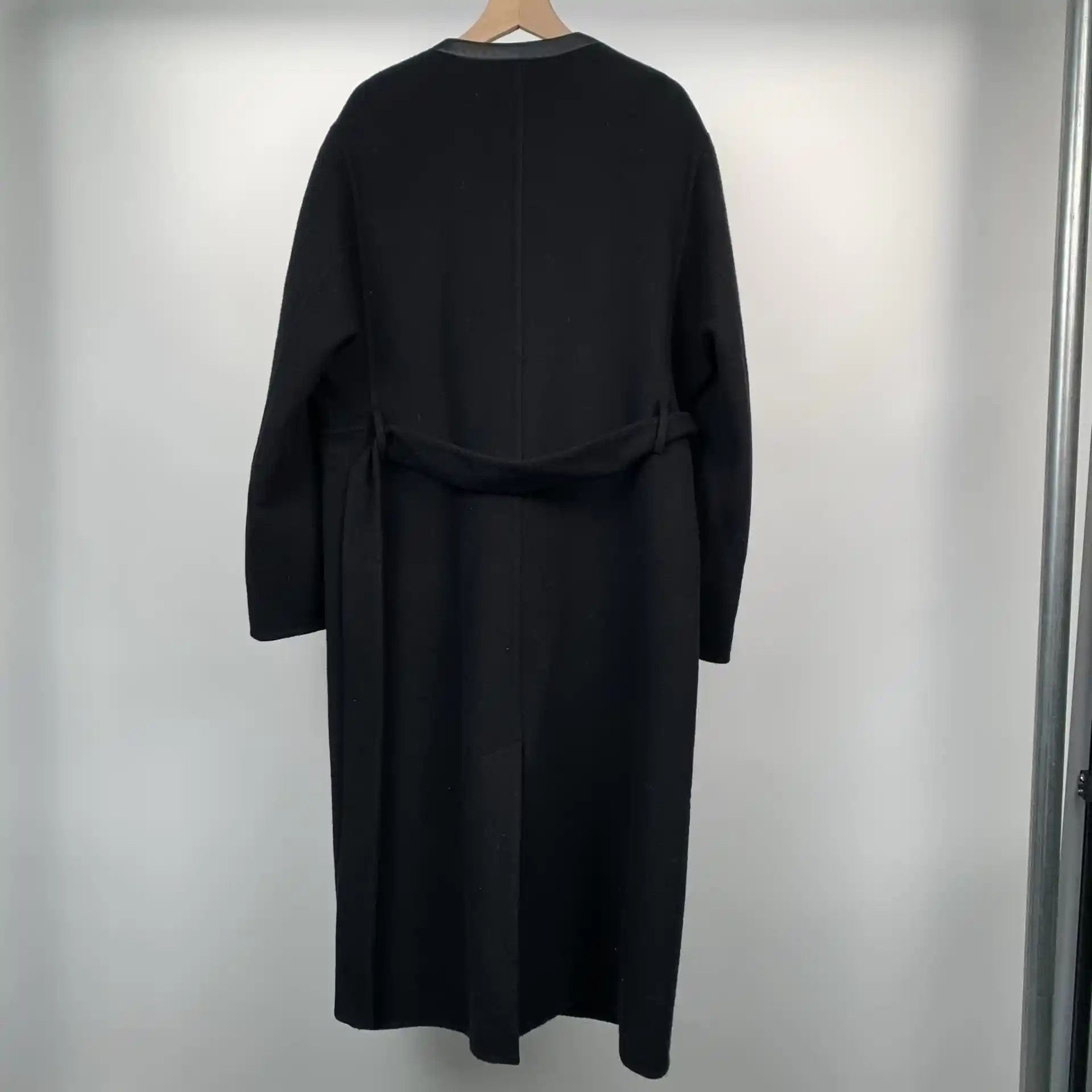 Hermes Hermès Black Cashmere Coat 38 Size S / US 4 / IT 40 - 2 Thumbnail