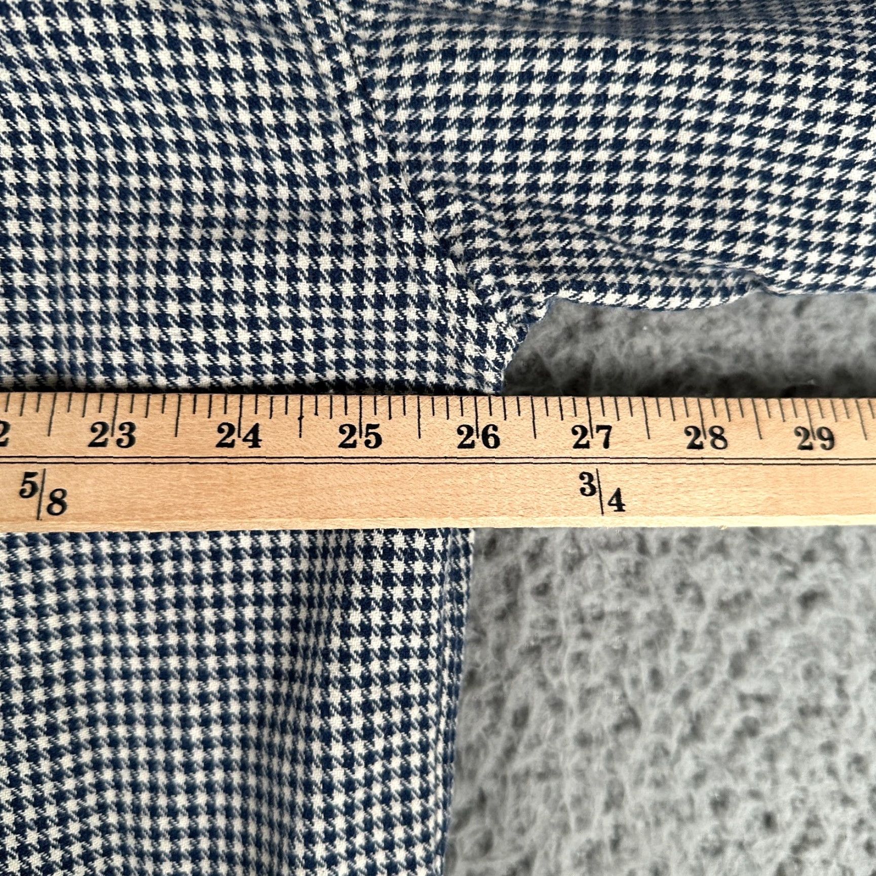 J.Crew VINTAGE J.CREW Shirt Men XLT Oarsman Ivory Black Houndstooth Flannel Flaw Size US XL / EU 56 / 4 - 6 Thumbnail