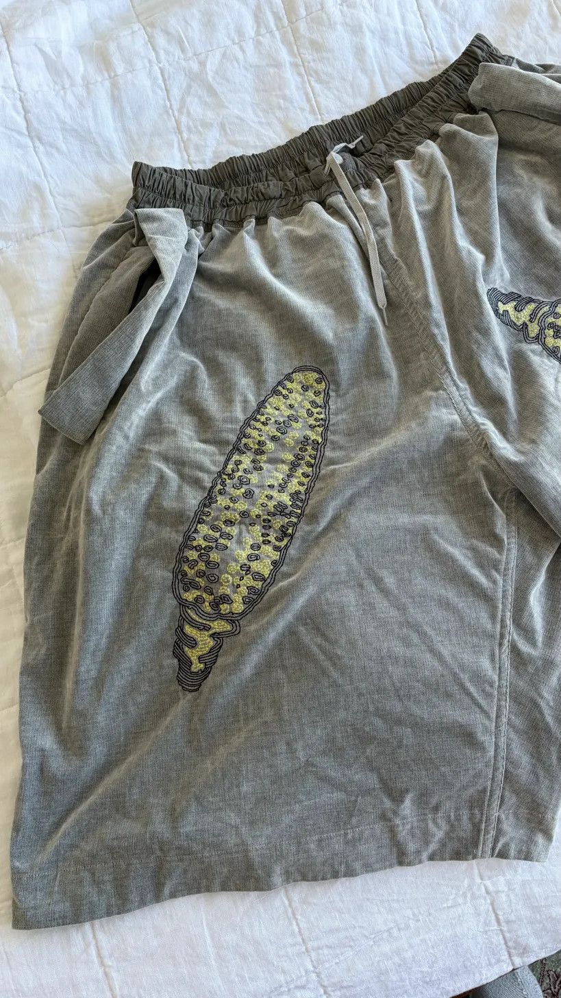 Bernhard Willhelm Bernhard Willhelm "Capital" Cotton Shorts Size US 38 / EU 54 - 2 Thumbnail