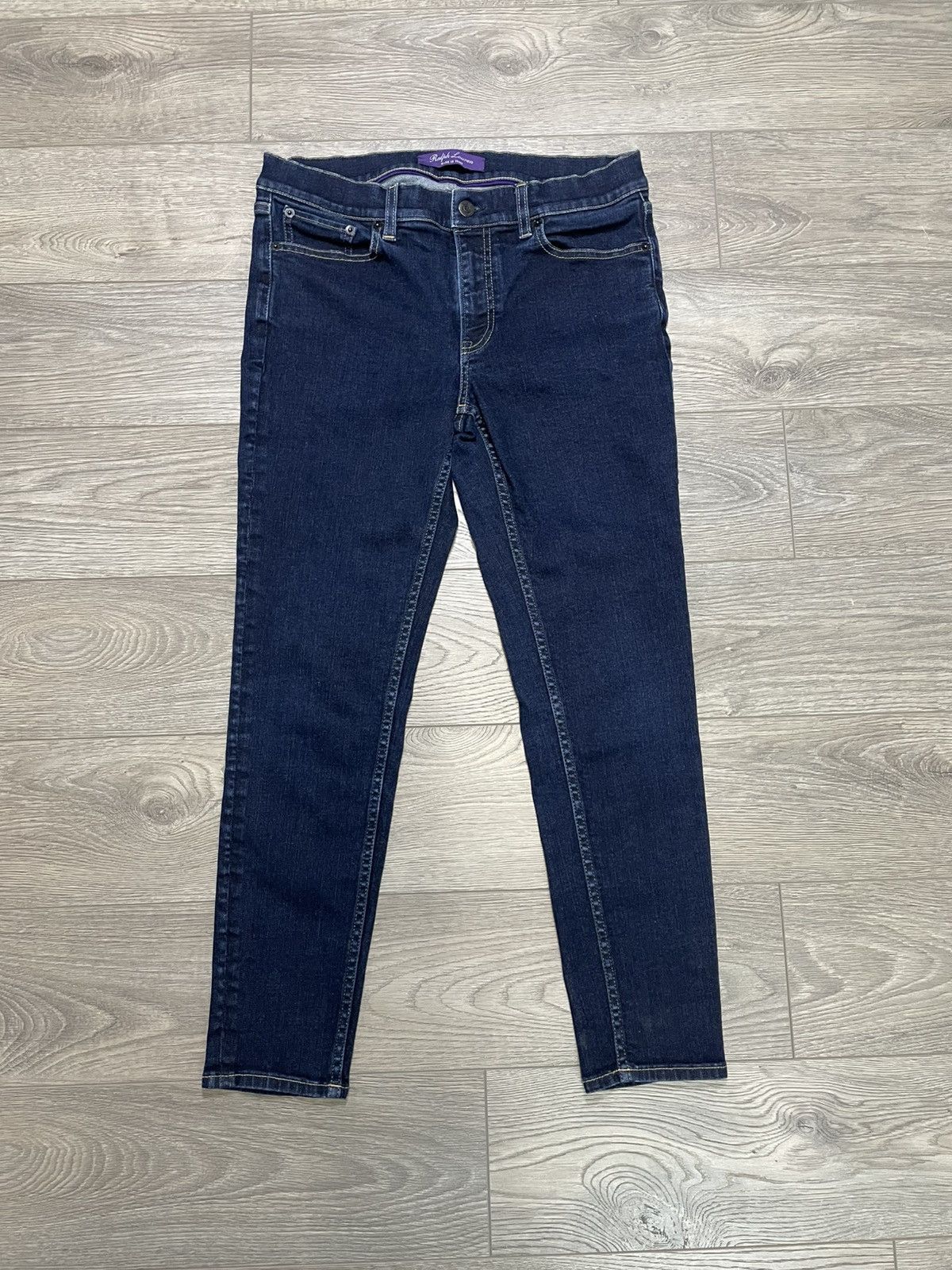 Ralph Lauren Purple Label Ralph Lauren Purple Label Skinny Jeans Dark indigo Denim Size 31" - 1 Thumbnail