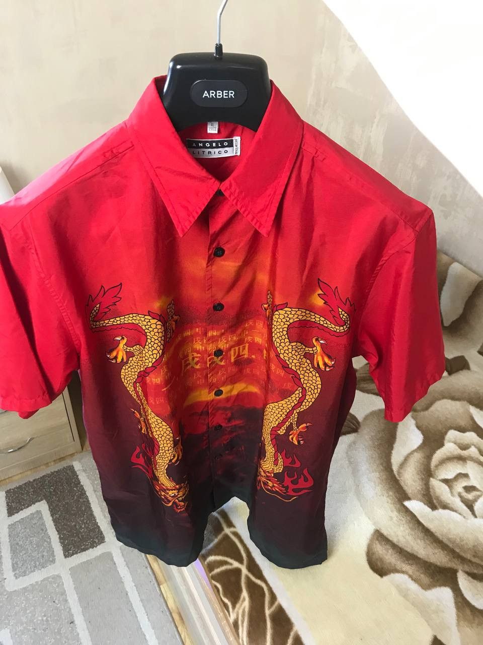 Anime 🔥 Japan Dragon 90s Vintage Anima Streetwear Hawaiian Shirt Size US XL / EU 56 / 4 - 4 Thumbnail