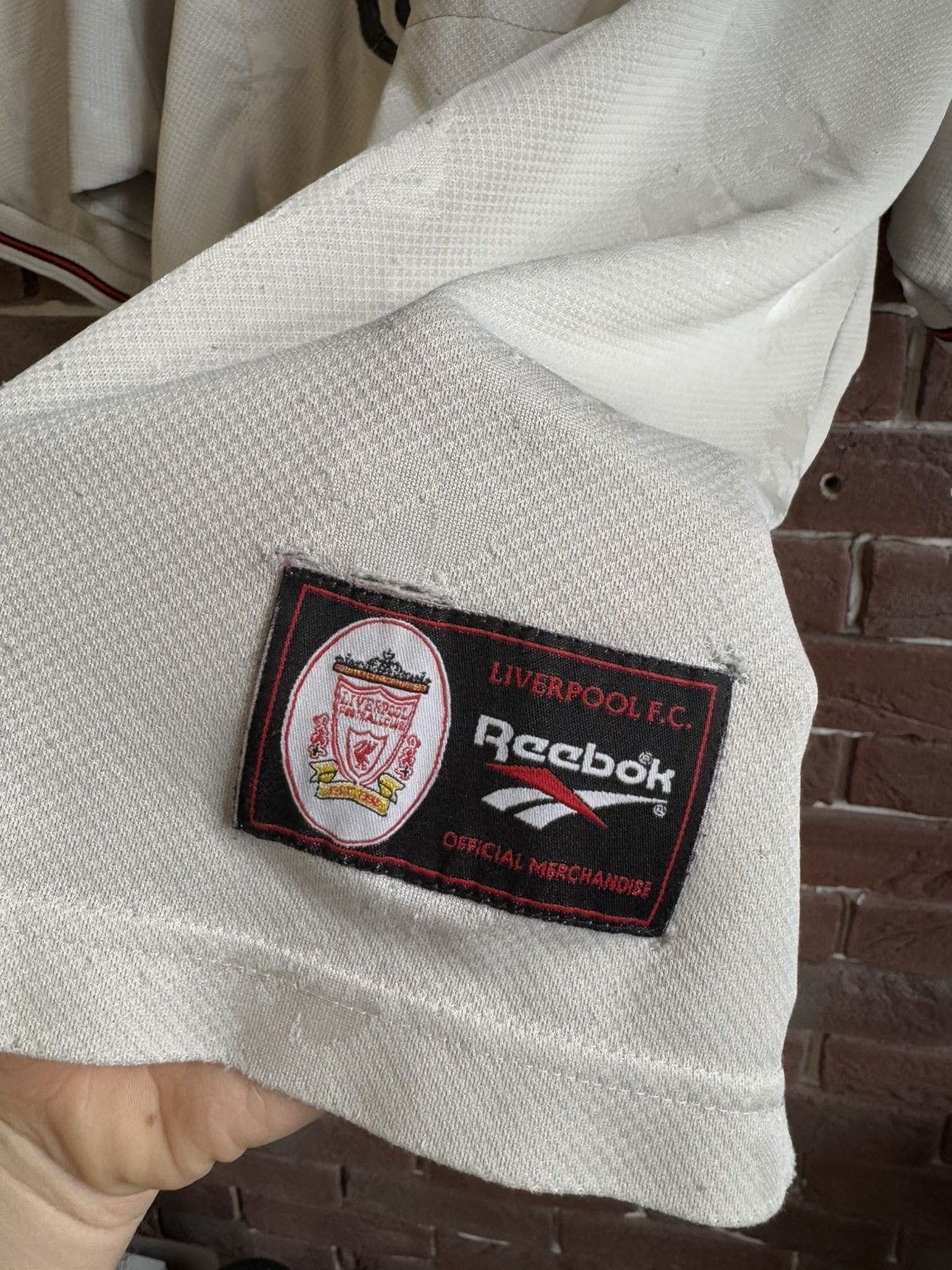 Umbro Rare Vintage 90s Umbro Liverpool Premier Grey Jersey Soccer Size US XXL / EU 58 / 5 - 9 Thumbnail